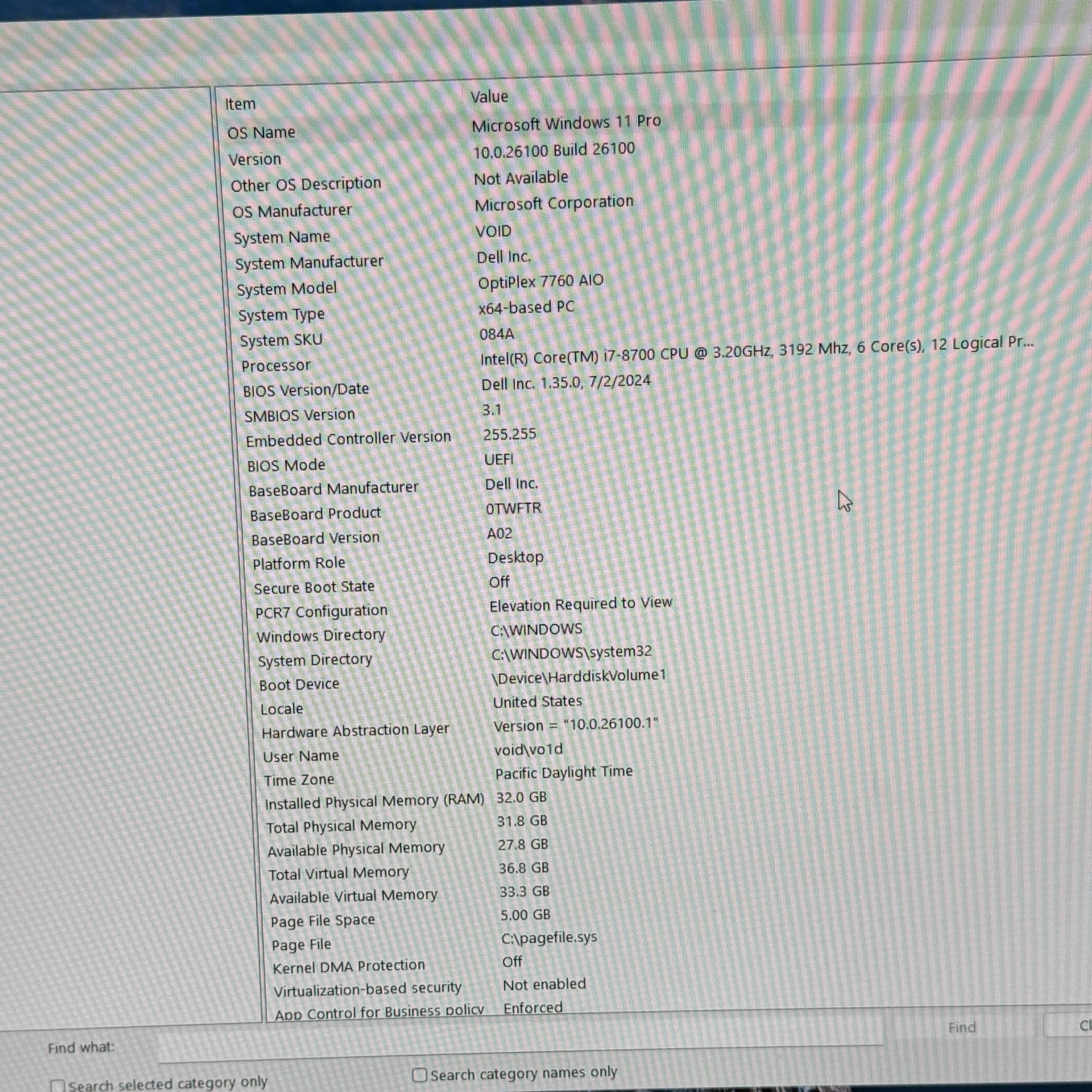 Dell OptiPlex 7760 AIO | i7-8700 | 32GB RAM | 1TB NVMe | Webcam