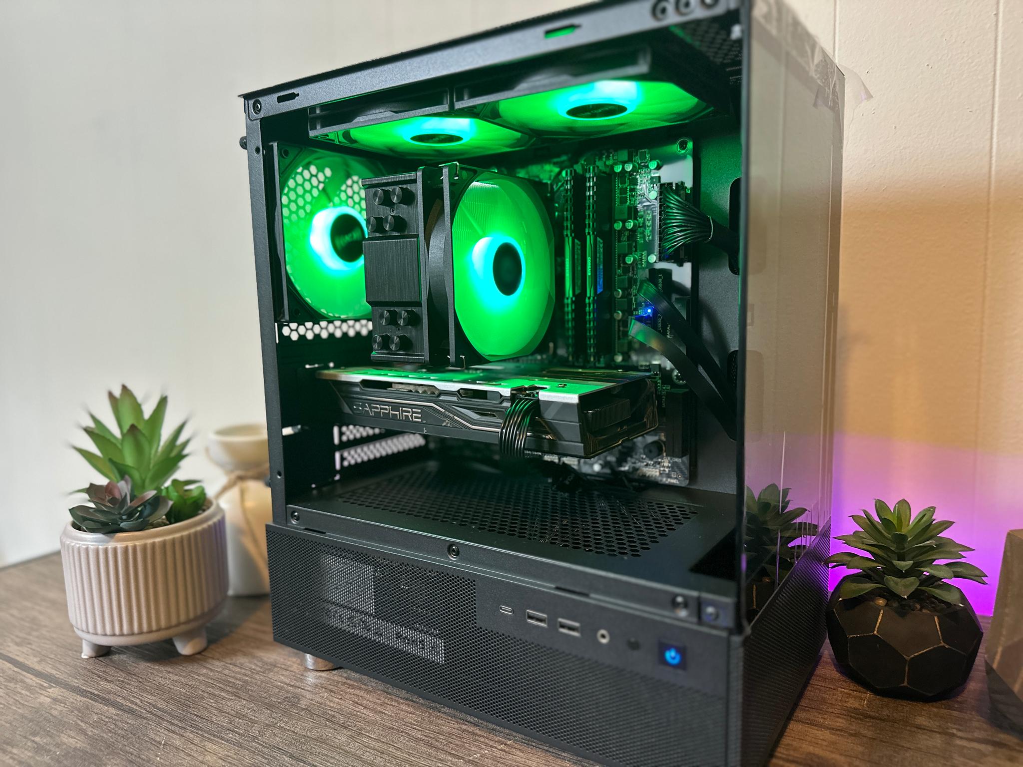 🤖Gaming PC! Intel i5 7600, RX580 8GB, 16gb DDR4, 512GB SSD! FULL ARGB!