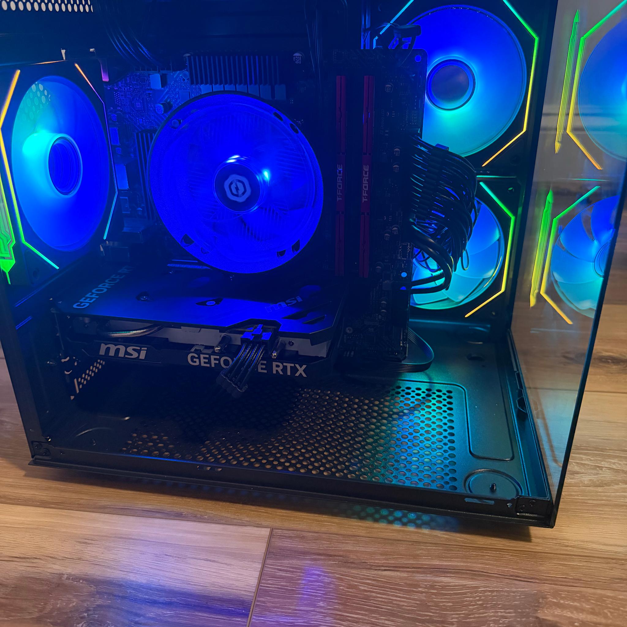 🖤🚄"Black Bullet"🚀🖤| 1080/1440p Gaming | RTX 4060 | i5 14400F | 32gb DDR5 | 2TB SSD | WiFi
