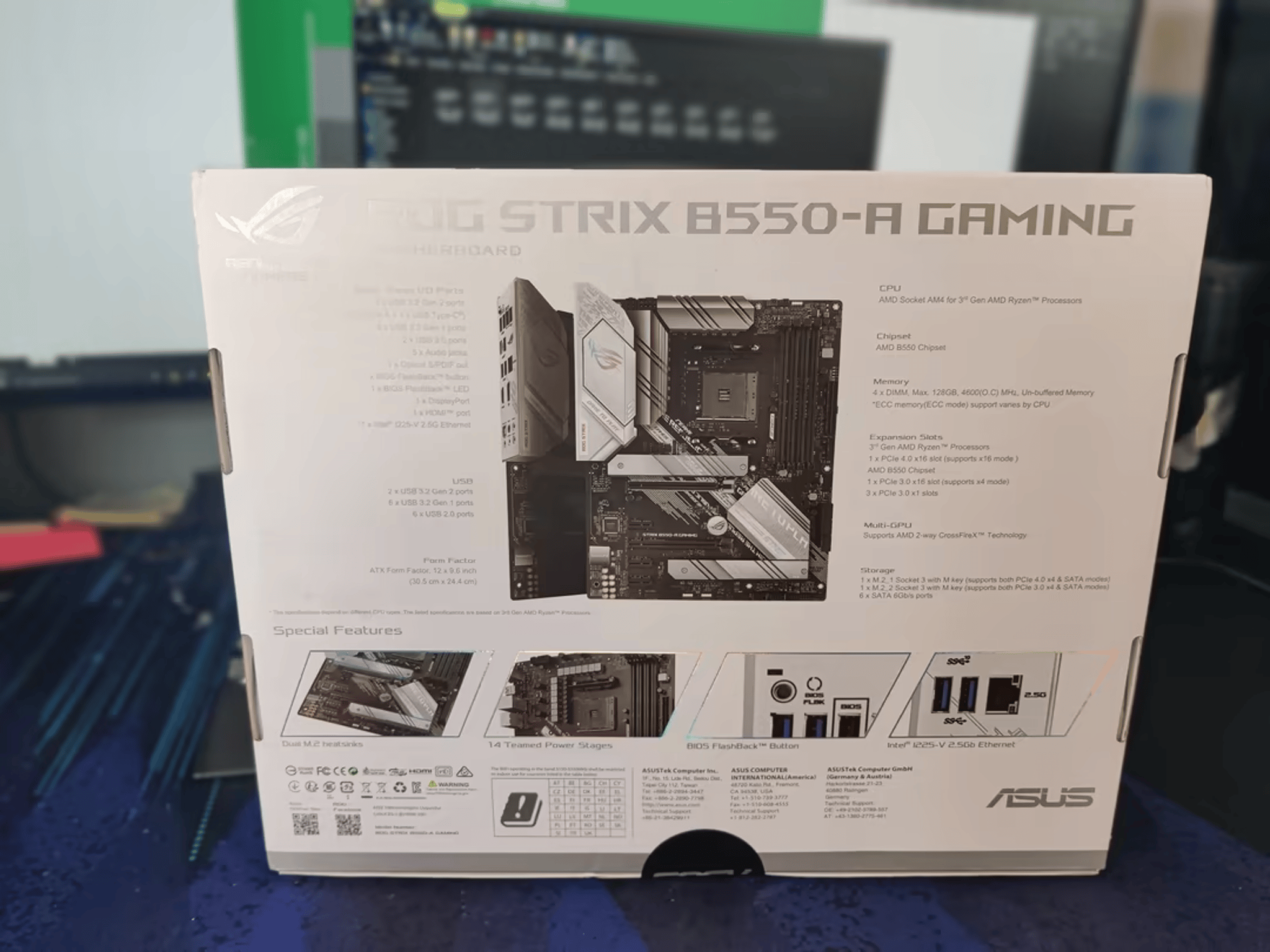 BNIB ASUS ROG STRIX B550-A GAMING Motherboard