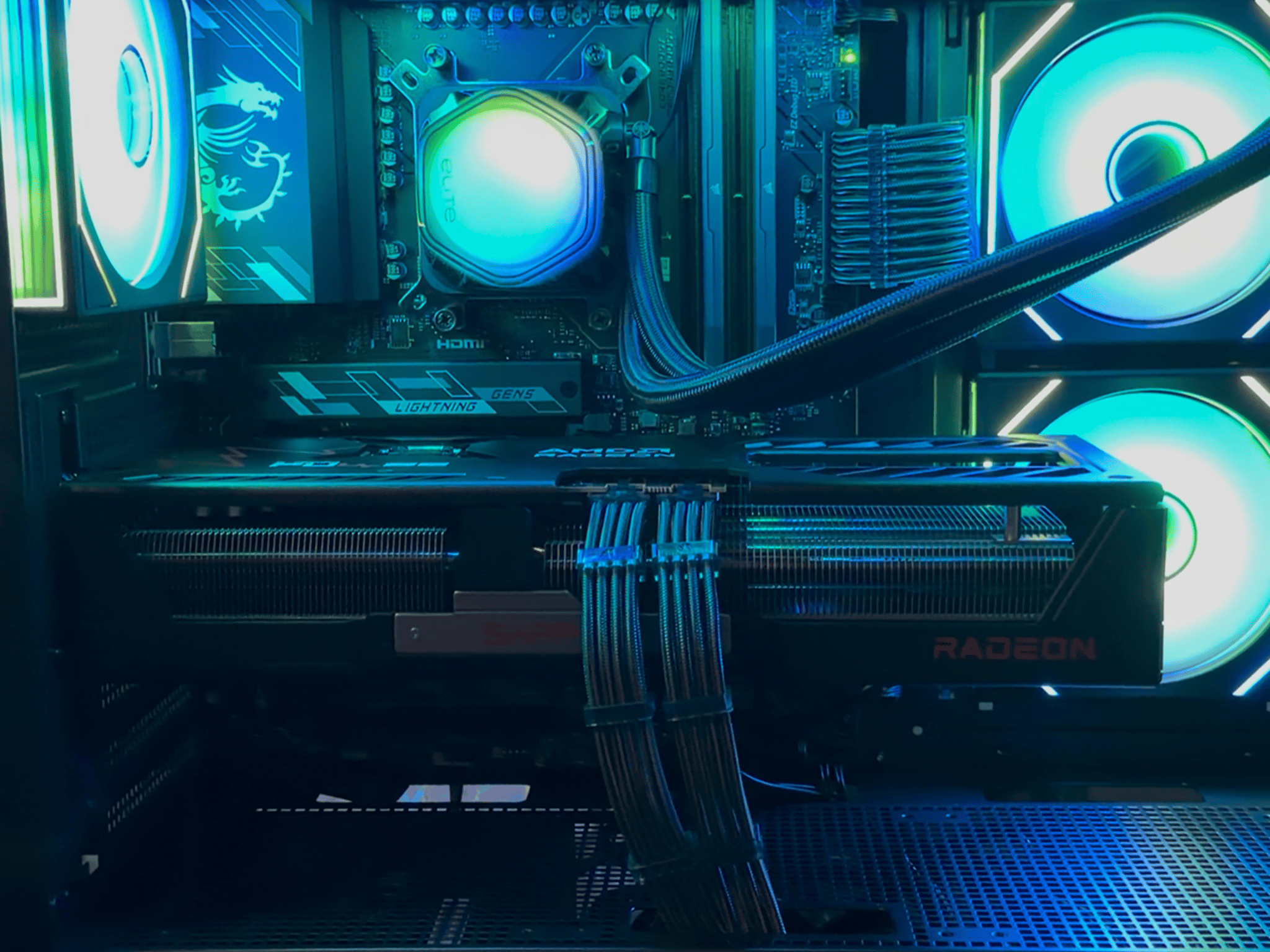 New Imperial Tech: Aqua Infinity 7600X3D + RX 9070 XT