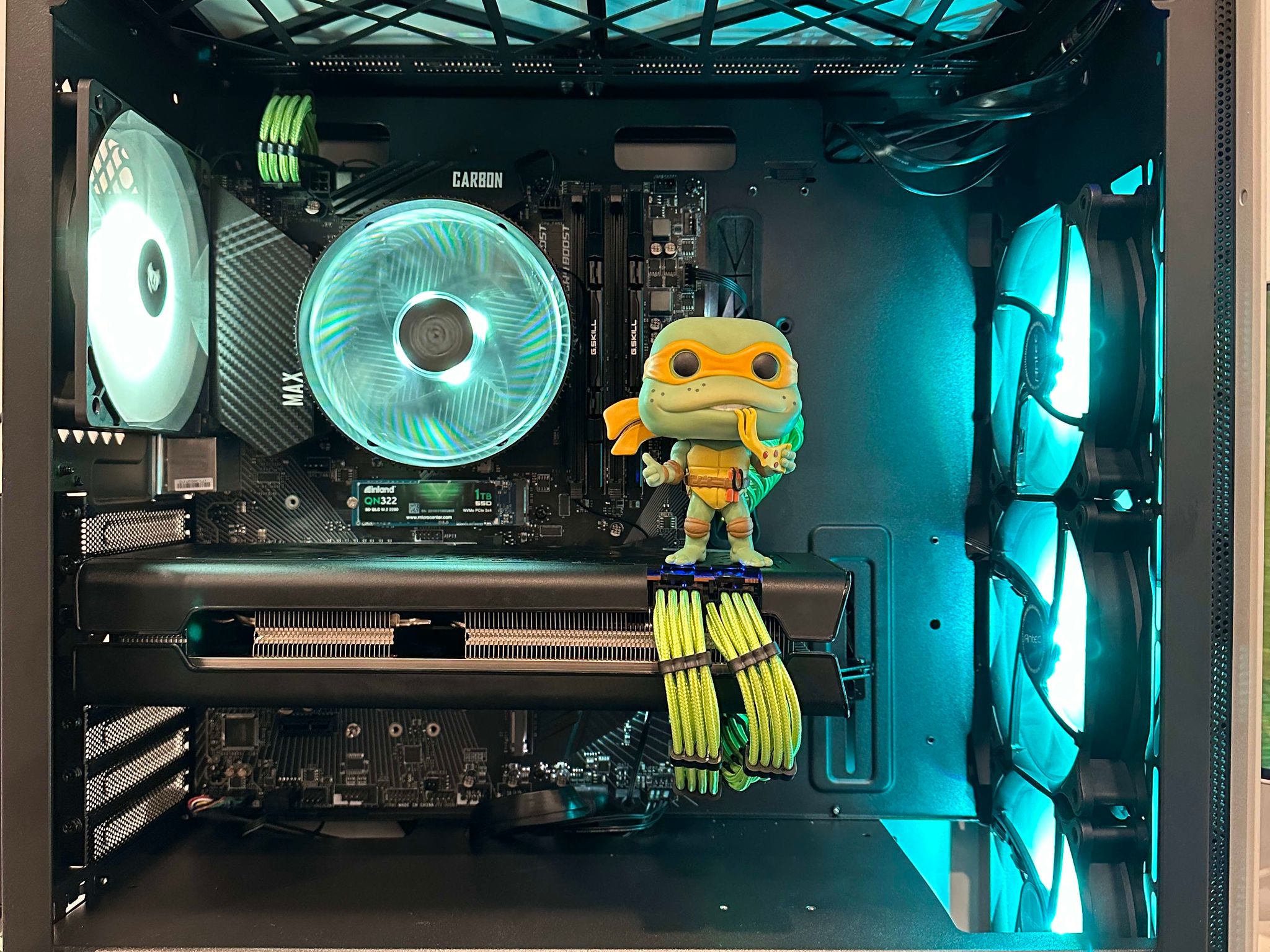 Michelangelo|| Gaming PC- Ryzen 1700 8Cores/16Threads-AMD RX 5700 8GB-16GB DDR4 RAM-1TB SSD NVME