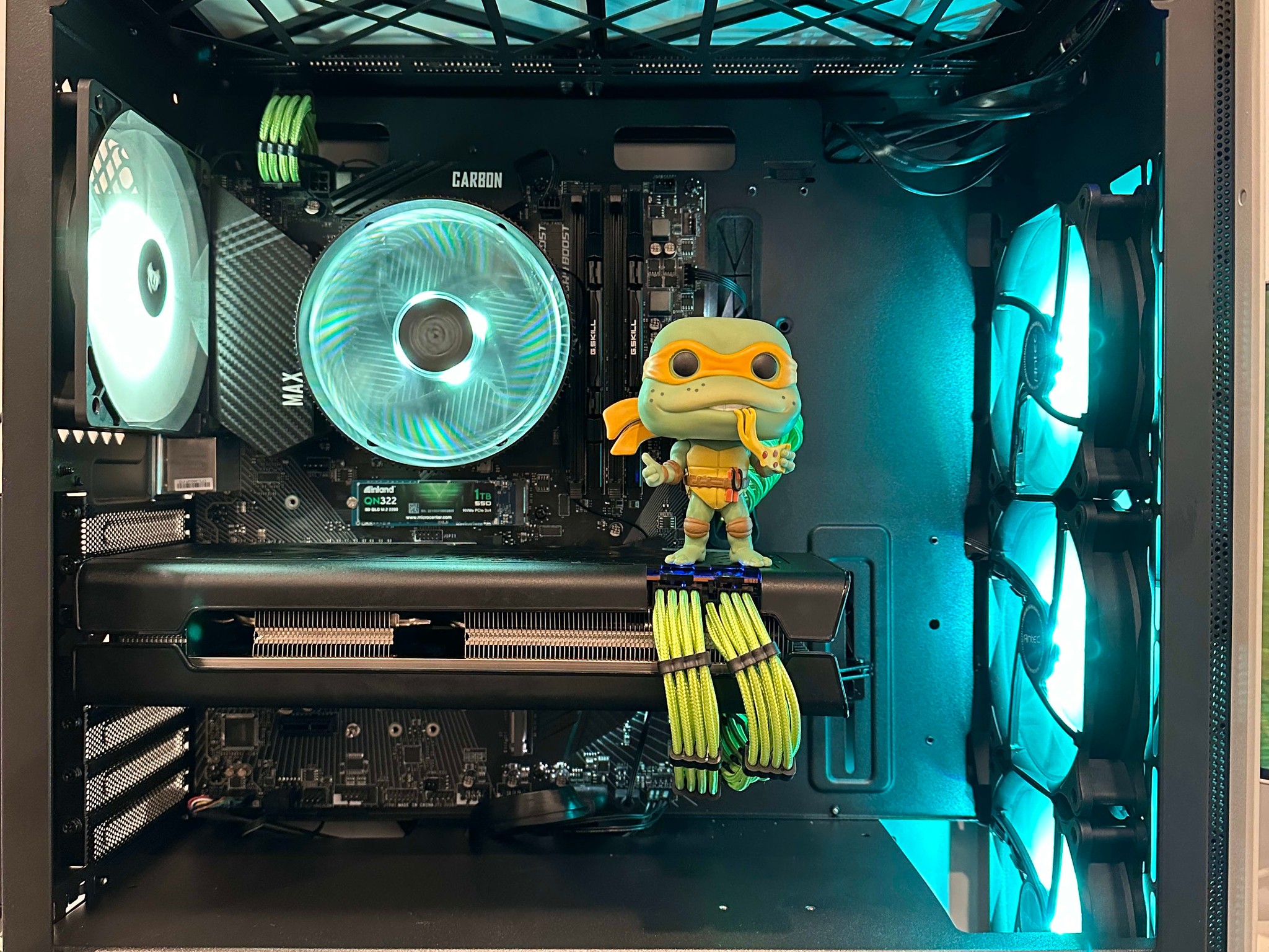 Michelangelo|| Gaming PC- Ryzen 1700 8Cores/16Threads-AMD RX 5700 8GB-16GB DDR4 RAM-1TB SSD NVME