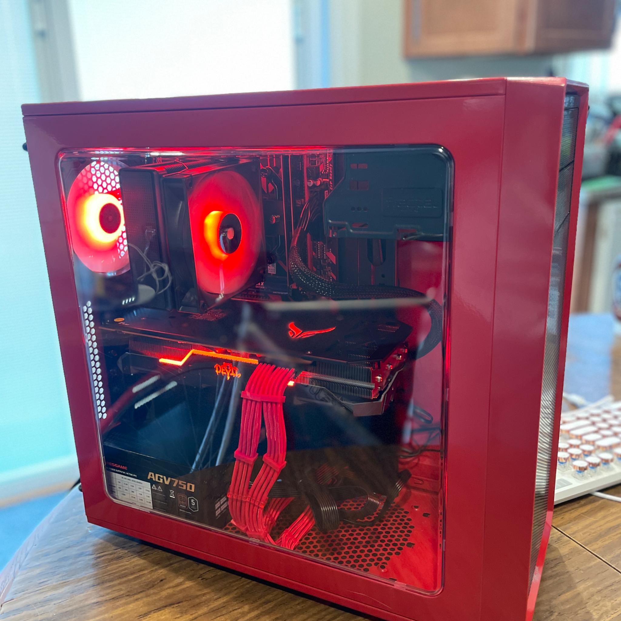 🔥💀🔥INFERNO REAPER🔥💀🔥”burn through the competition”with red devil Radeon 5700XT