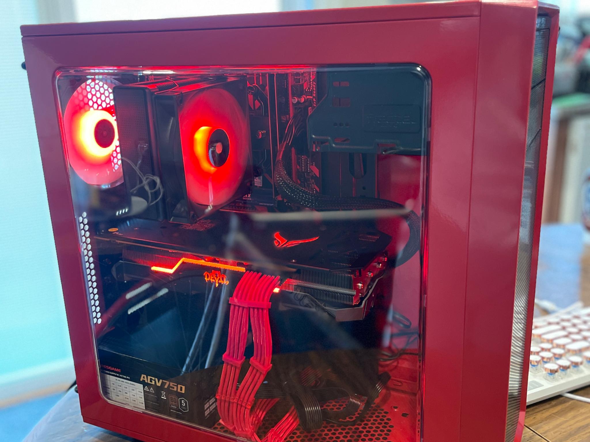 🔥💀🔥INFERNO REAPER🔥💀🔥”burn through the competition”with red devil Radeon 5700XT