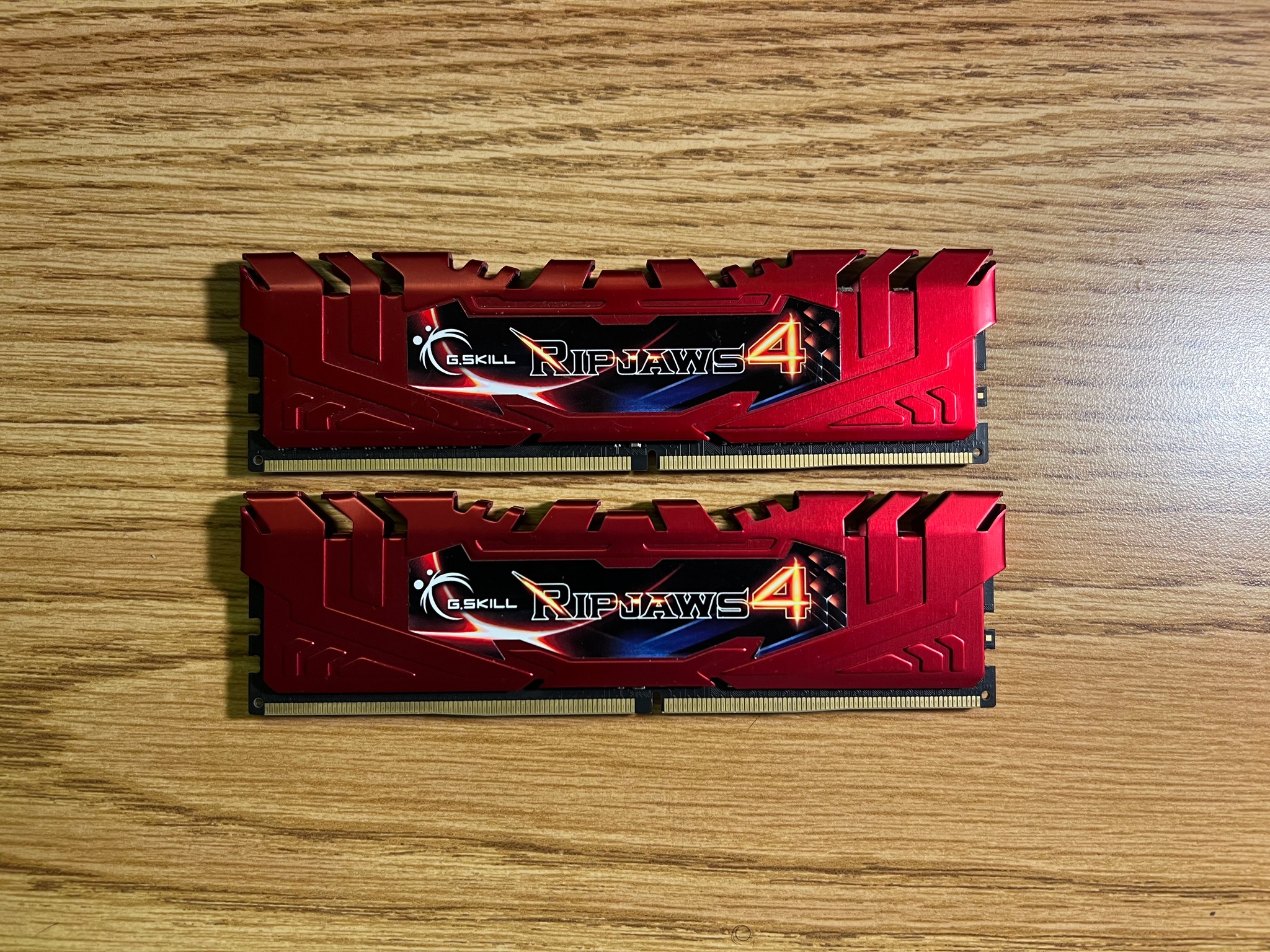 16GB (2x8GB) DDR4-2400MHz CL15 G.SKILL Ripjaws 4 Memory Kit Red