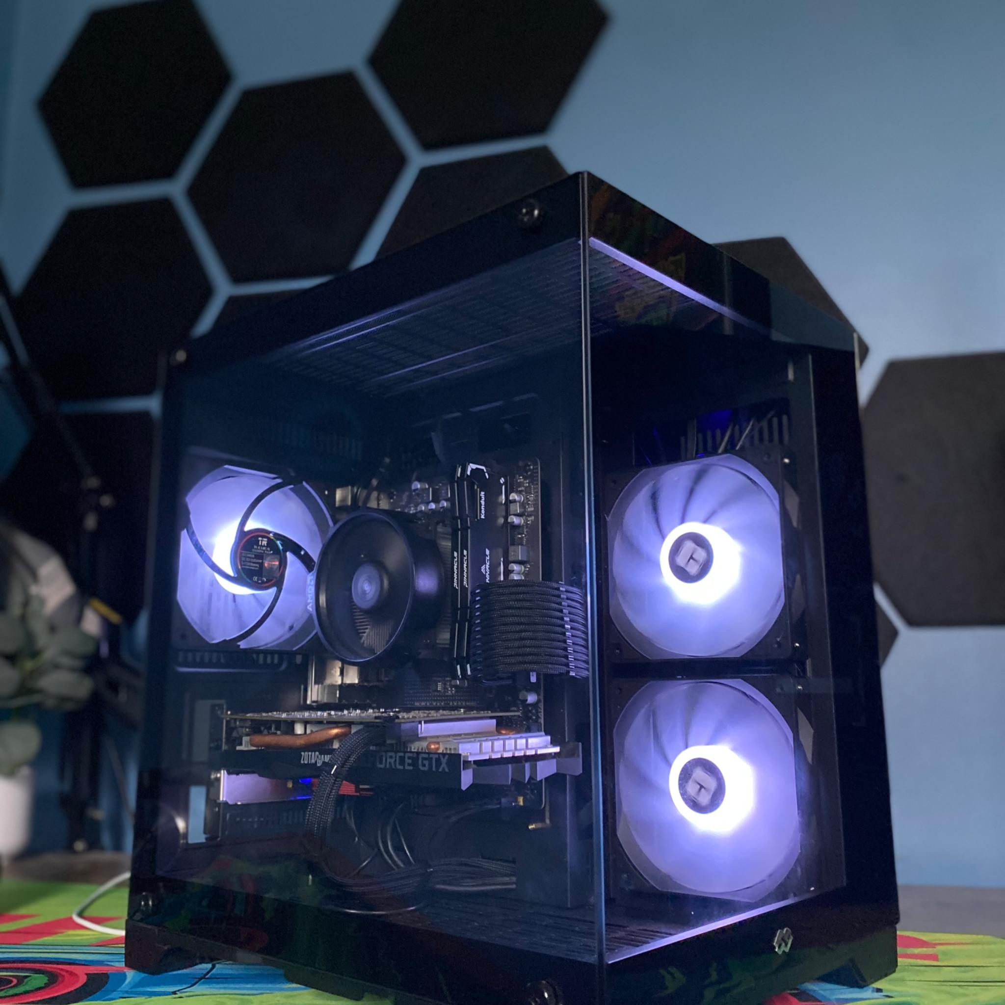 Custom Gaming PC | GeForce GTX 1660 | Ryzen 5 2600 | 16GB RAM | Windows 11 + WIFI & BT |