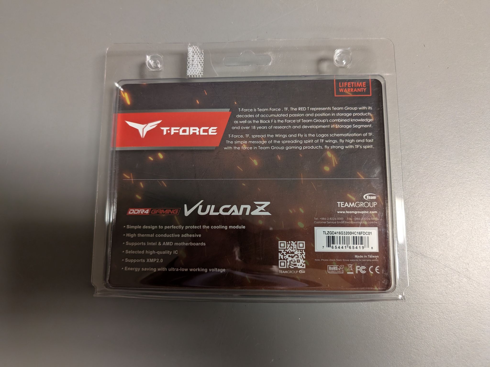 T- Force Vulcan Z DDR 4 3200 CL 16 | Jawa