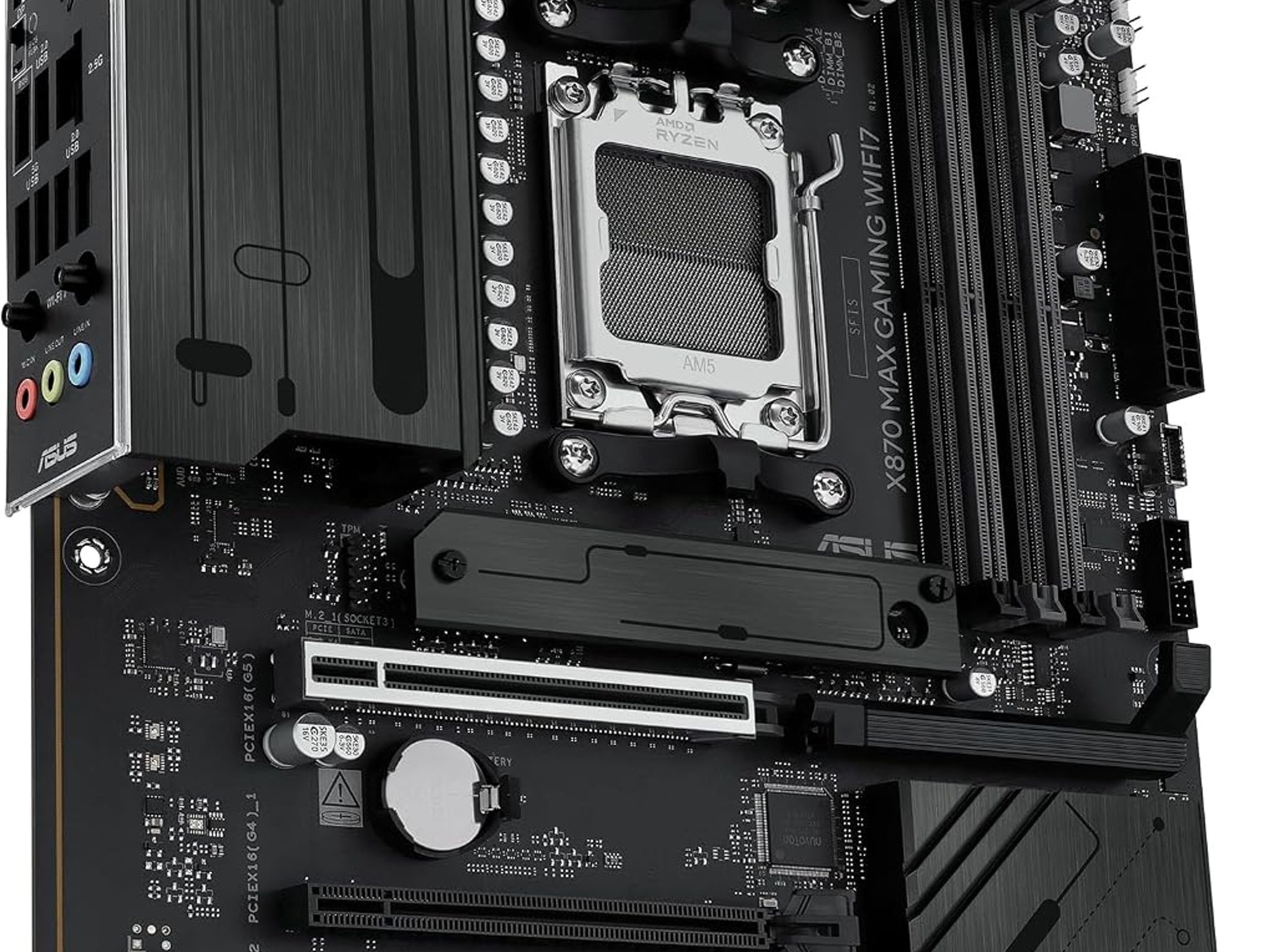 ASUS X870 MAX GAMING WIFI7 AMD X870 AM5 DDR5 ATX Desktop Motherboard