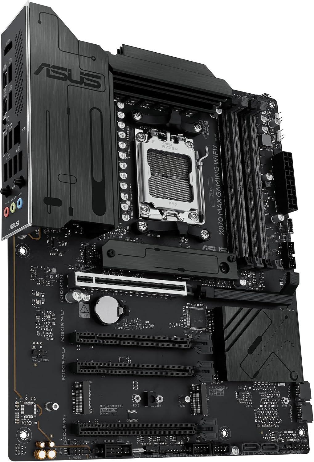 ASUS X870 MAX GAMING WIFI7 AMD X870 AM5 DDR5 ATX Desktop Motherboard