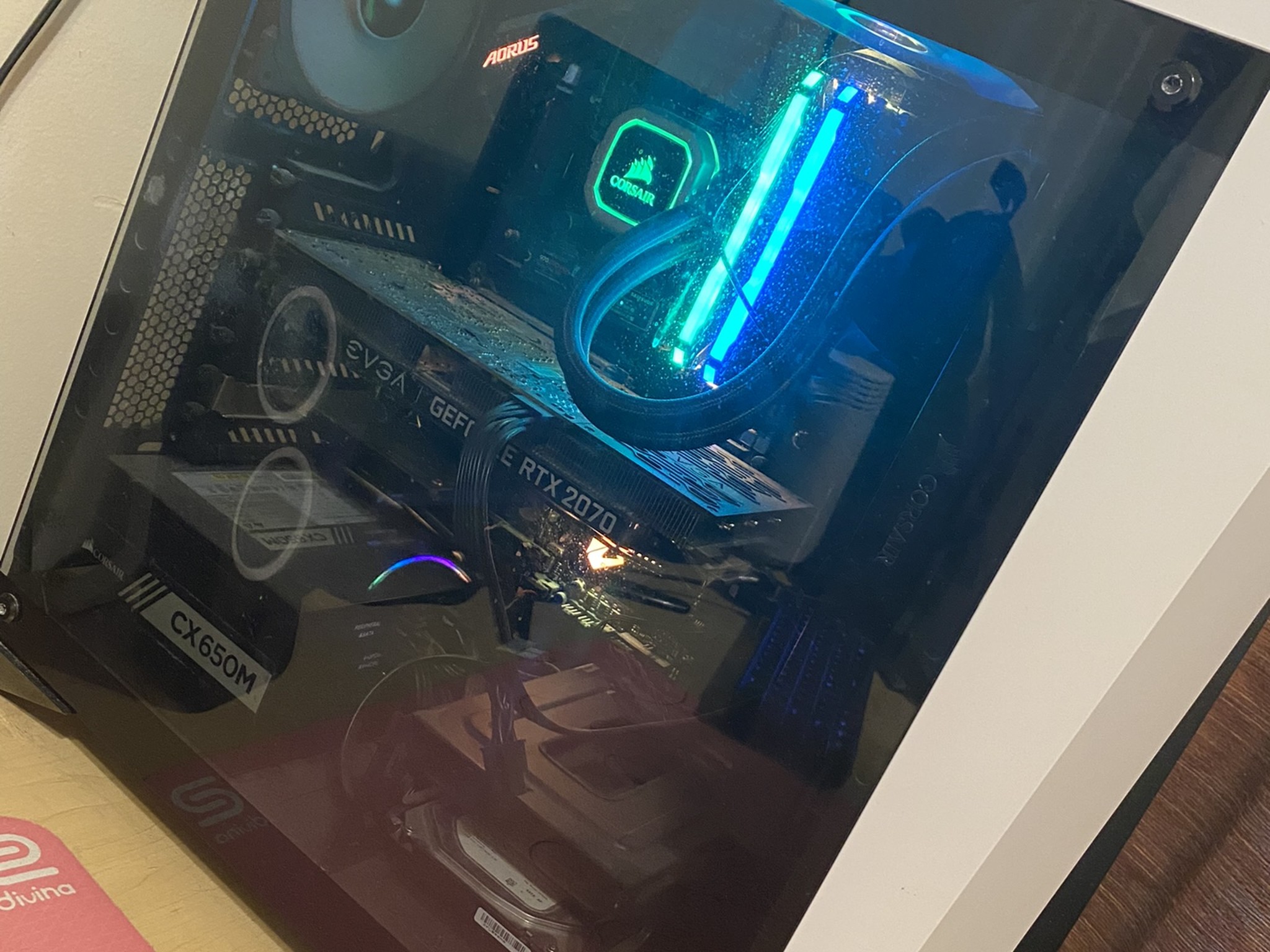 Custom Built Gaming PC i7-8700k RTX 2070 2TB HDD 250GB SSD 512GB M.2