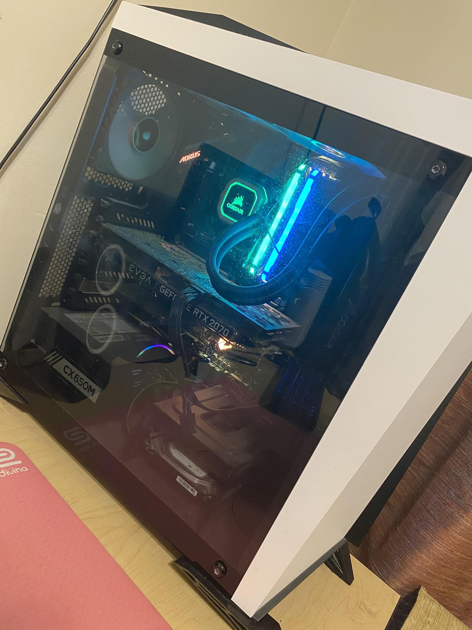 Custom Built Gaming PC i7-8700k RTX 2070 2TB HDD 250GB SSD 512GB M.2