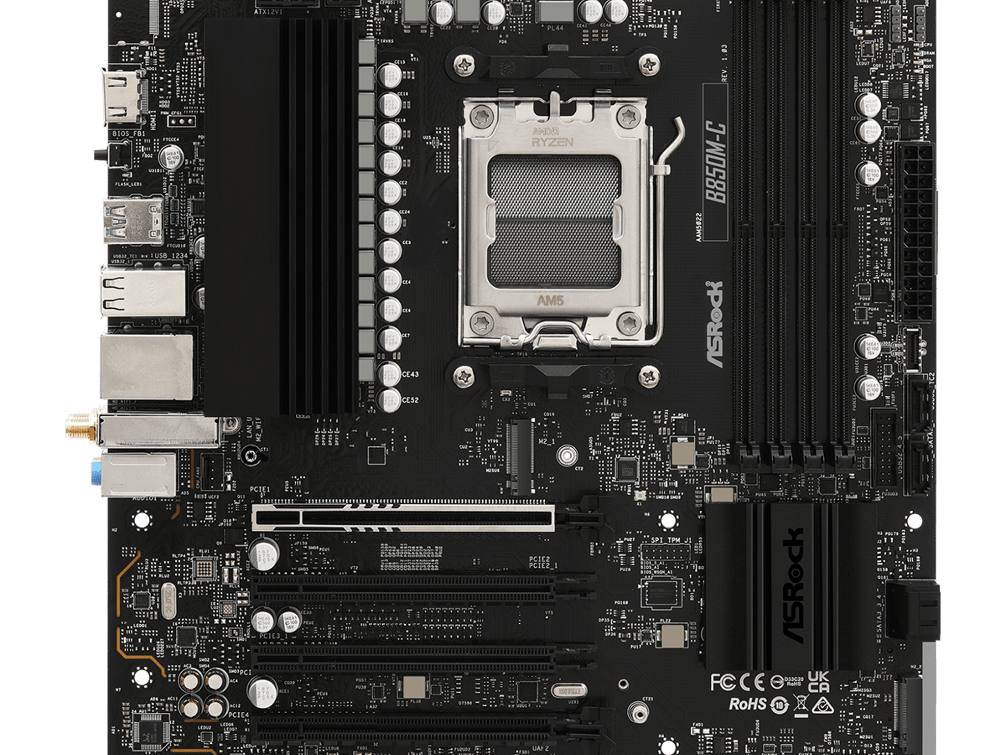 AMD Ryzen 5 7600 & AsRock B850M-C CPU/Motherboard Bundle