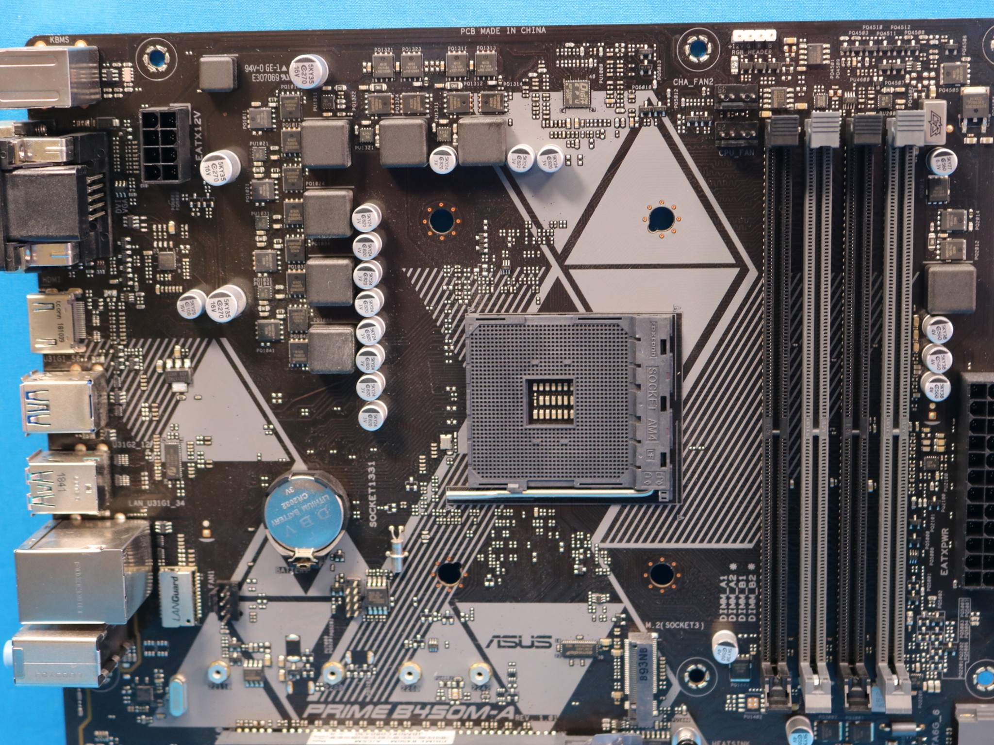 *Newest BIOS* ASUS Prime B450M-A AMD Socket AM4 DDR4 MicroATX Motherboard No I/O - 4096334505