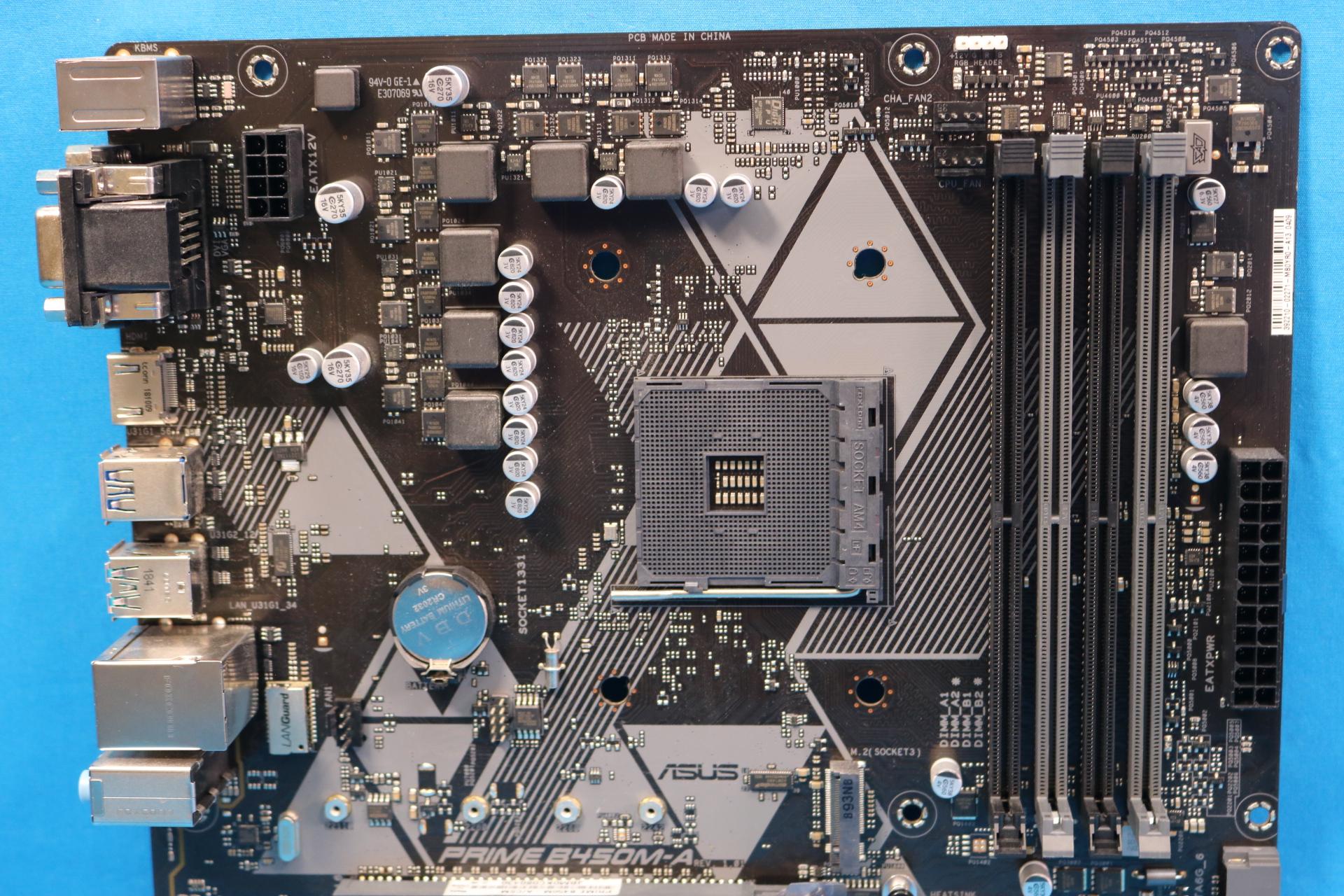 *Newest BIOS* ASUS Prime B450M-A AMD Socket AM4 DDR4 MicroATX Motherboard No I/O - 4096334505