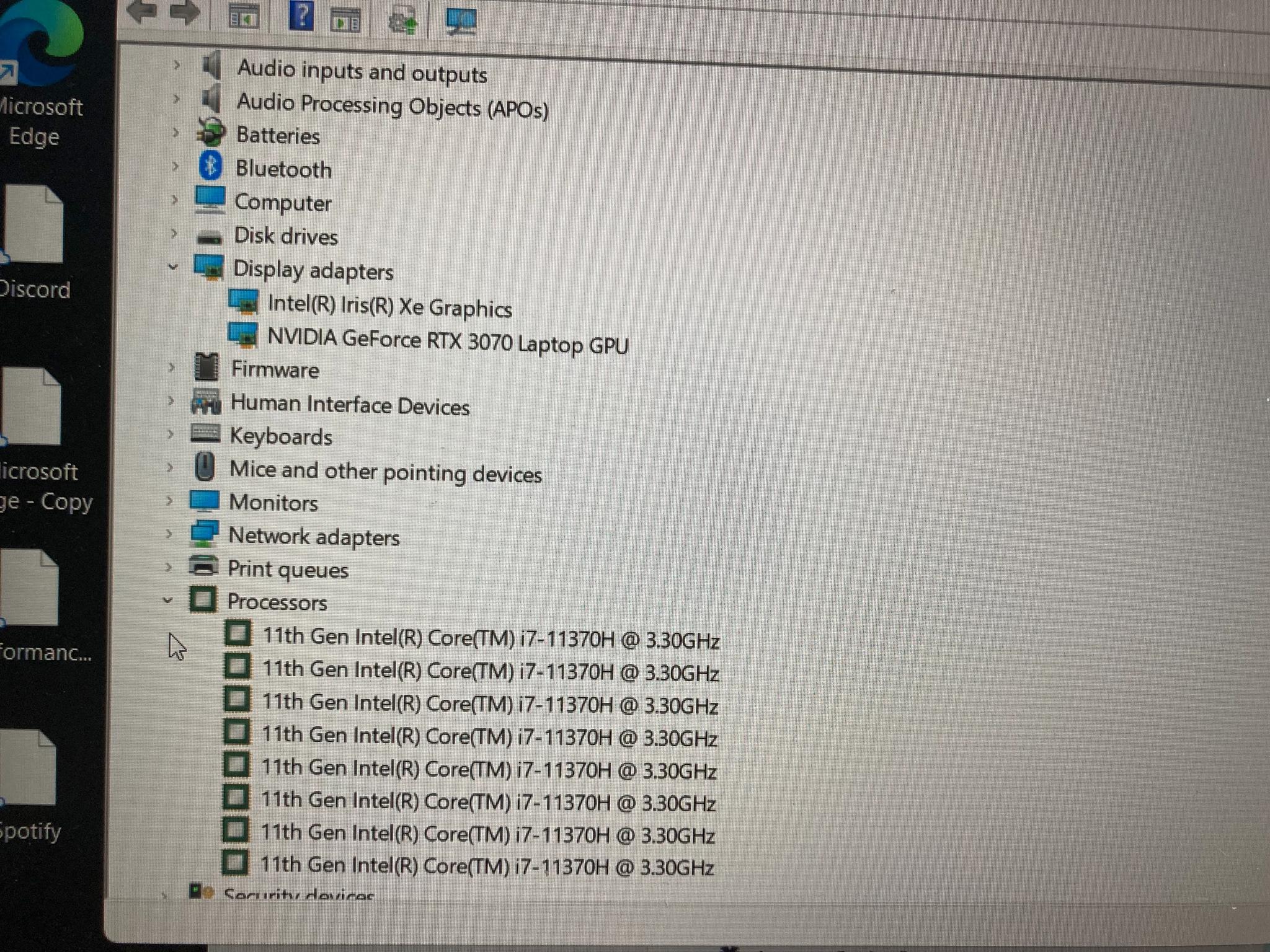 Asus TUF Dash F15. Intel Core i7-11370H, RTX 3070 Laptop GPU