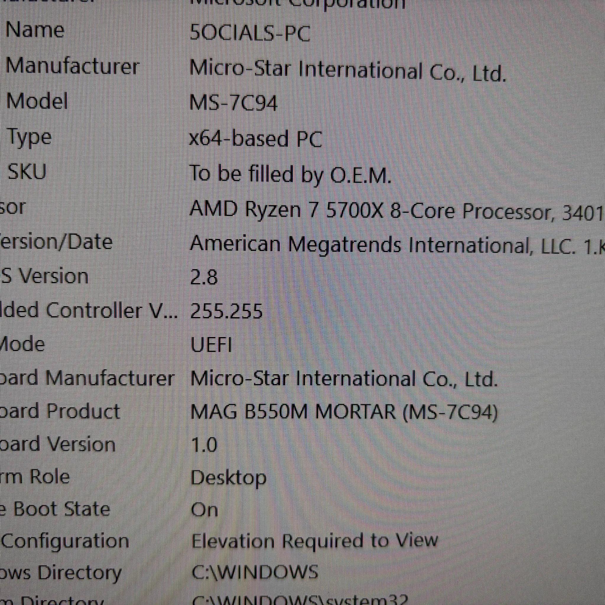 MSI Mag B550M Mortar Micro-ATX Board, Ryzen 7 5700X 8 Core 16 Thread CPU, 48GB TeamGroup 3200Mhz RAM