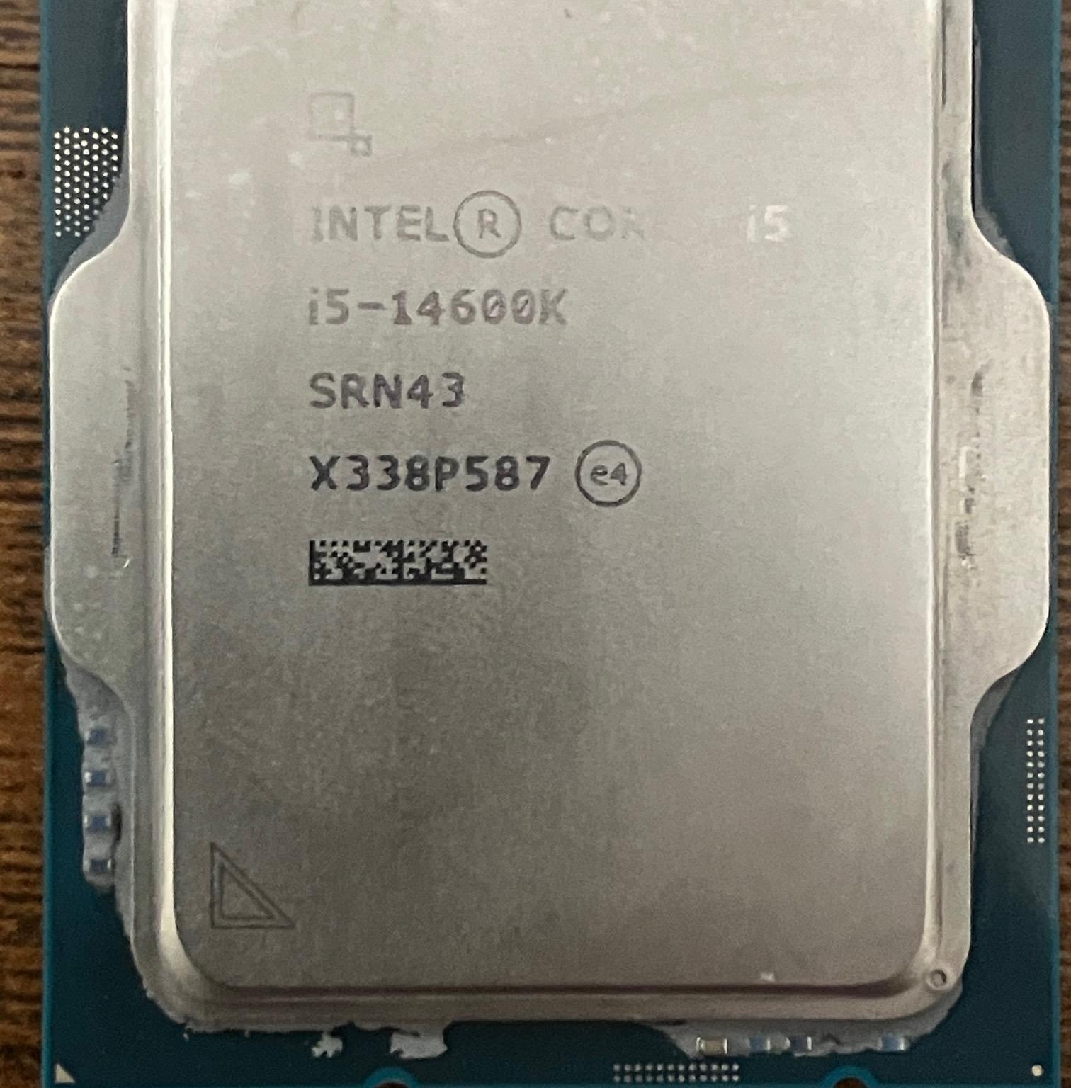 Intel i5 14600k