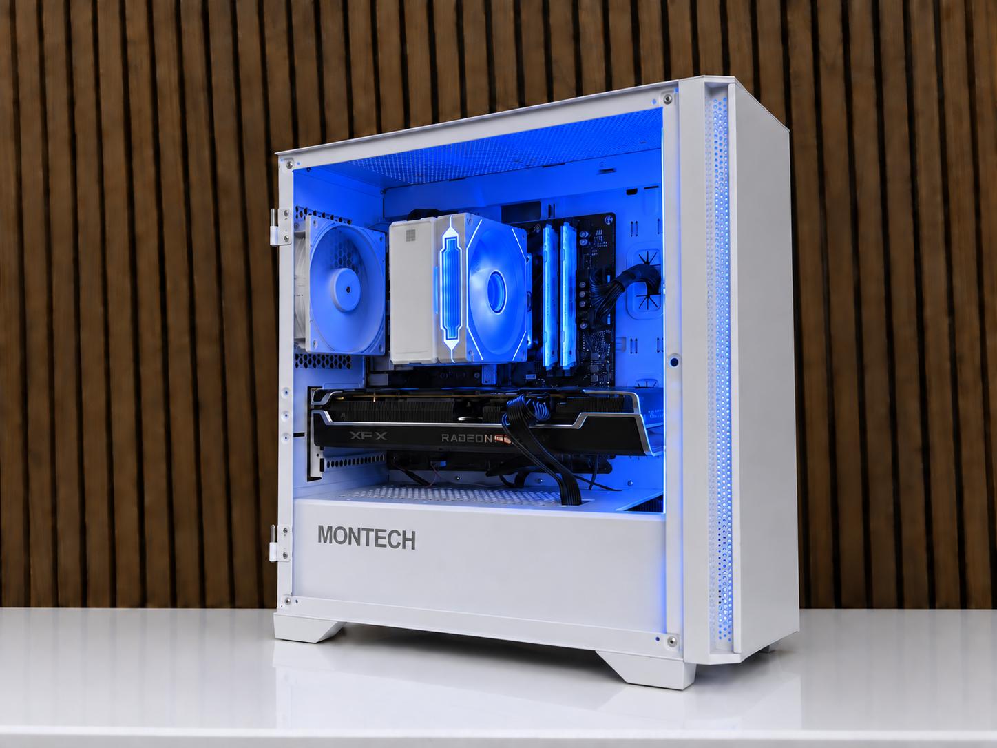 TEAM RED v2 | RX 6700XT 12GB | Ryzen 5 5600x | 32GB RAM | NVME | Windows 11| WHITEOUT