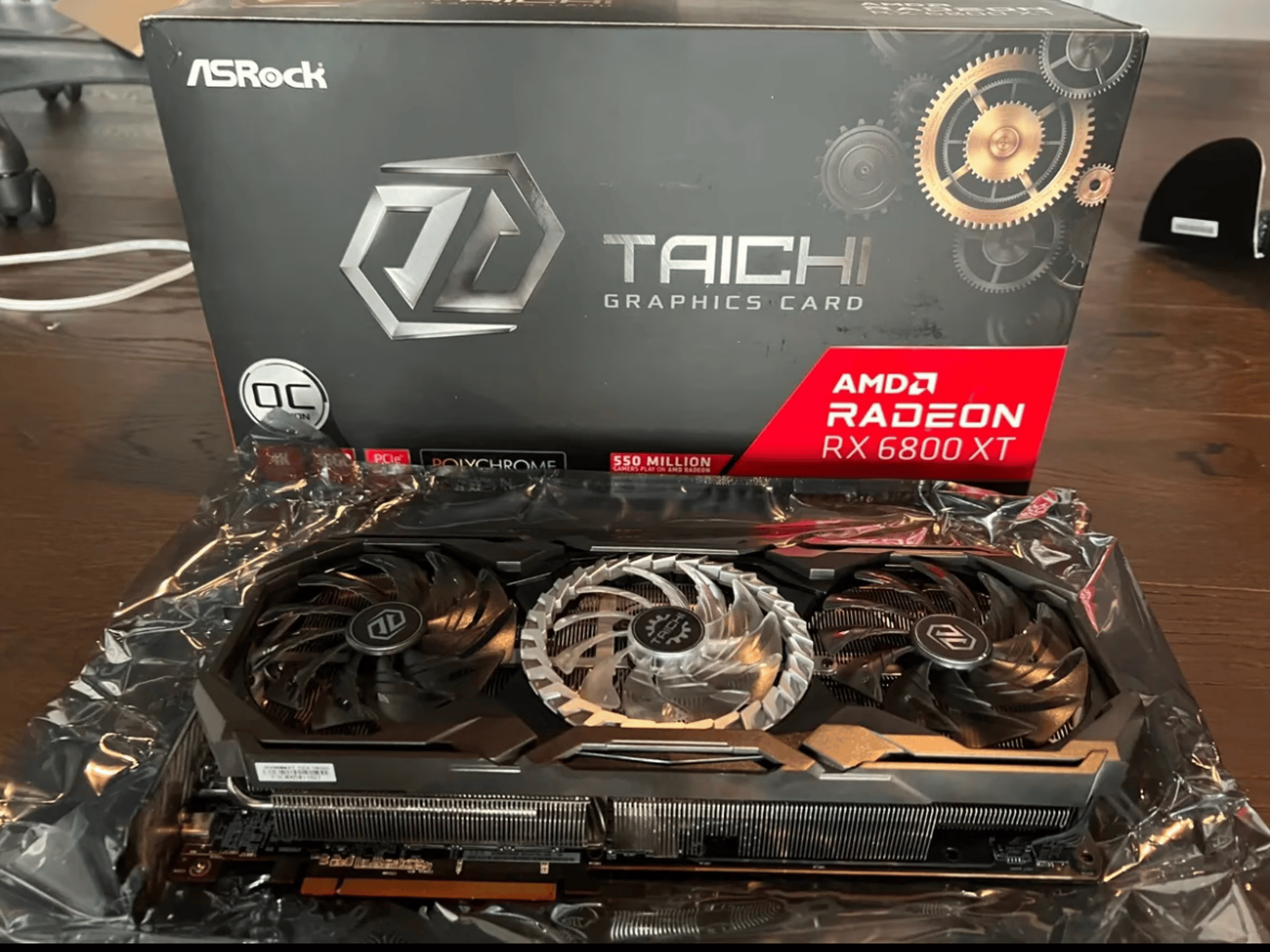 Asrock Radeon RX 6800xt 16GB Taichi X OC Video Card 