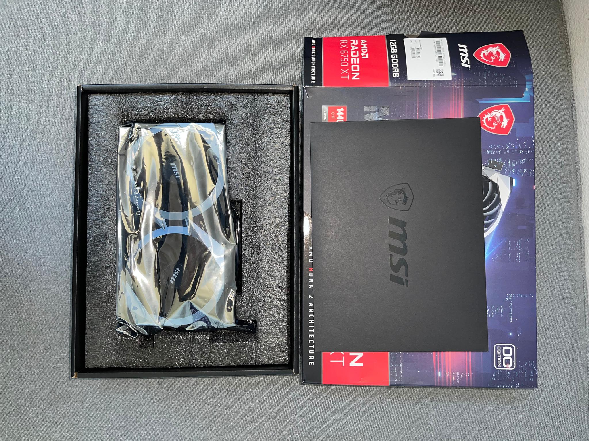 MSI AMD Radeon RX 6750 XT Mech 2X 12G OC for sale.