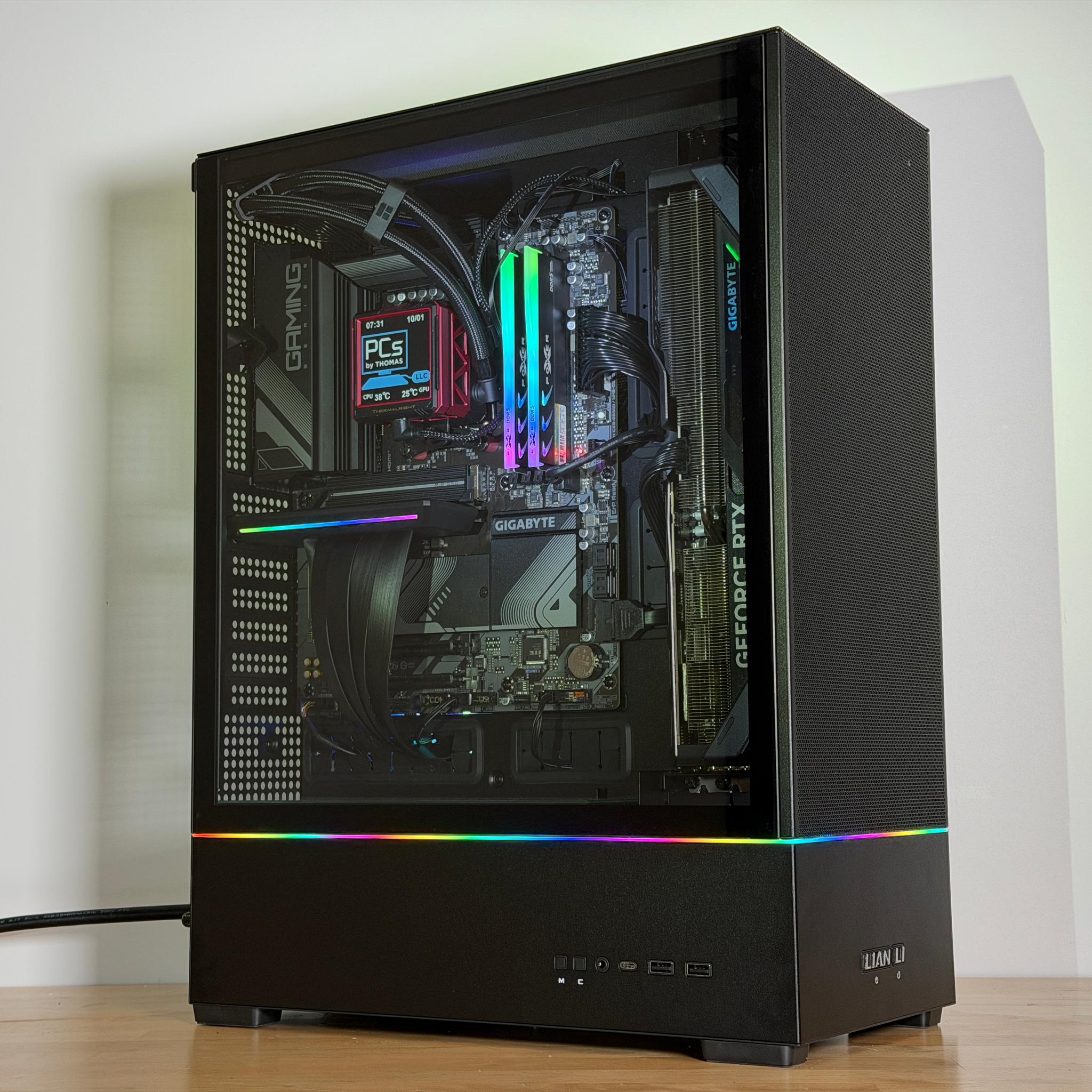RTX 5070TI Ryzen 7 7800X3D Gaming PC 2TB SSD 32GB RAM
