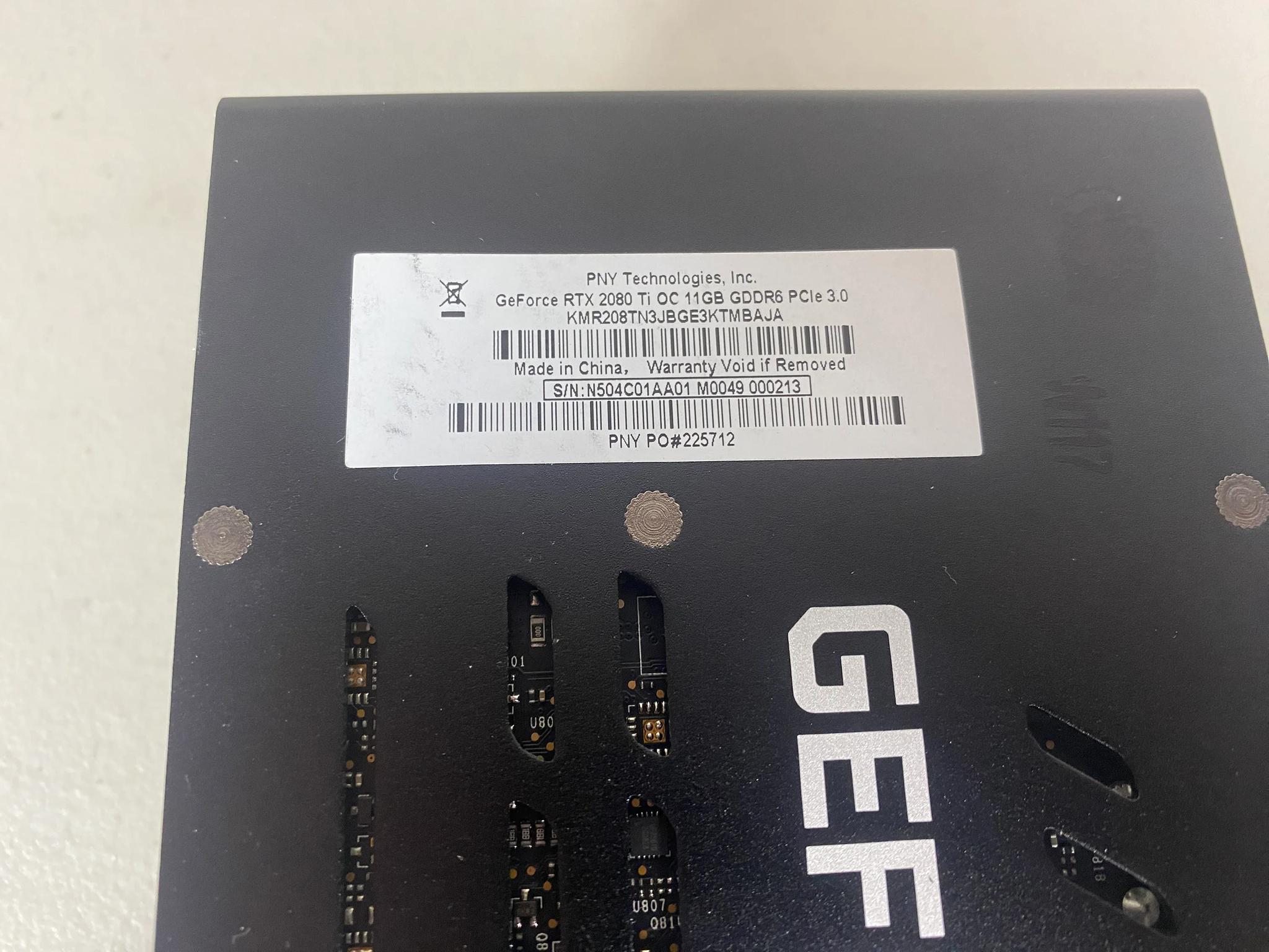 PNY XLR8 Nvidia RTX 2080 Ti
