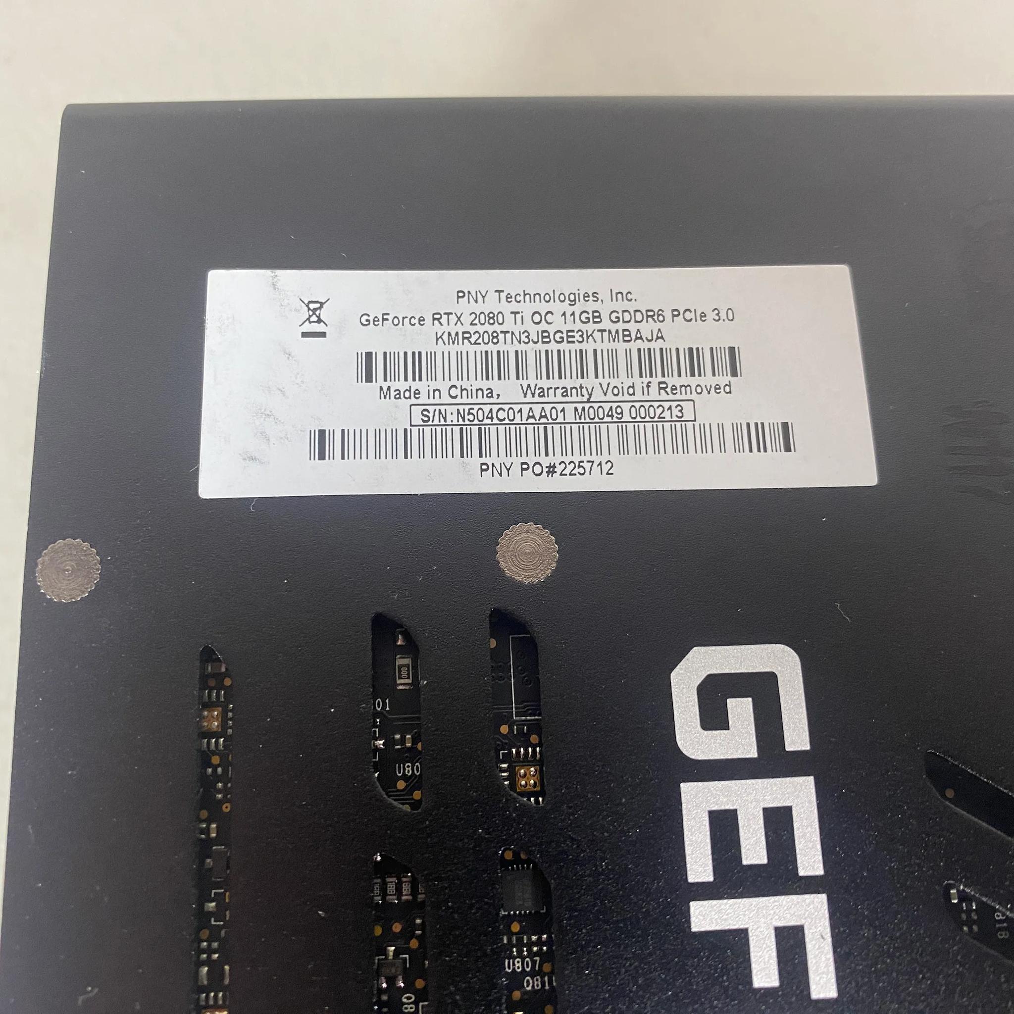 PNY XLR8 Nvidia RTX 2080 Ti