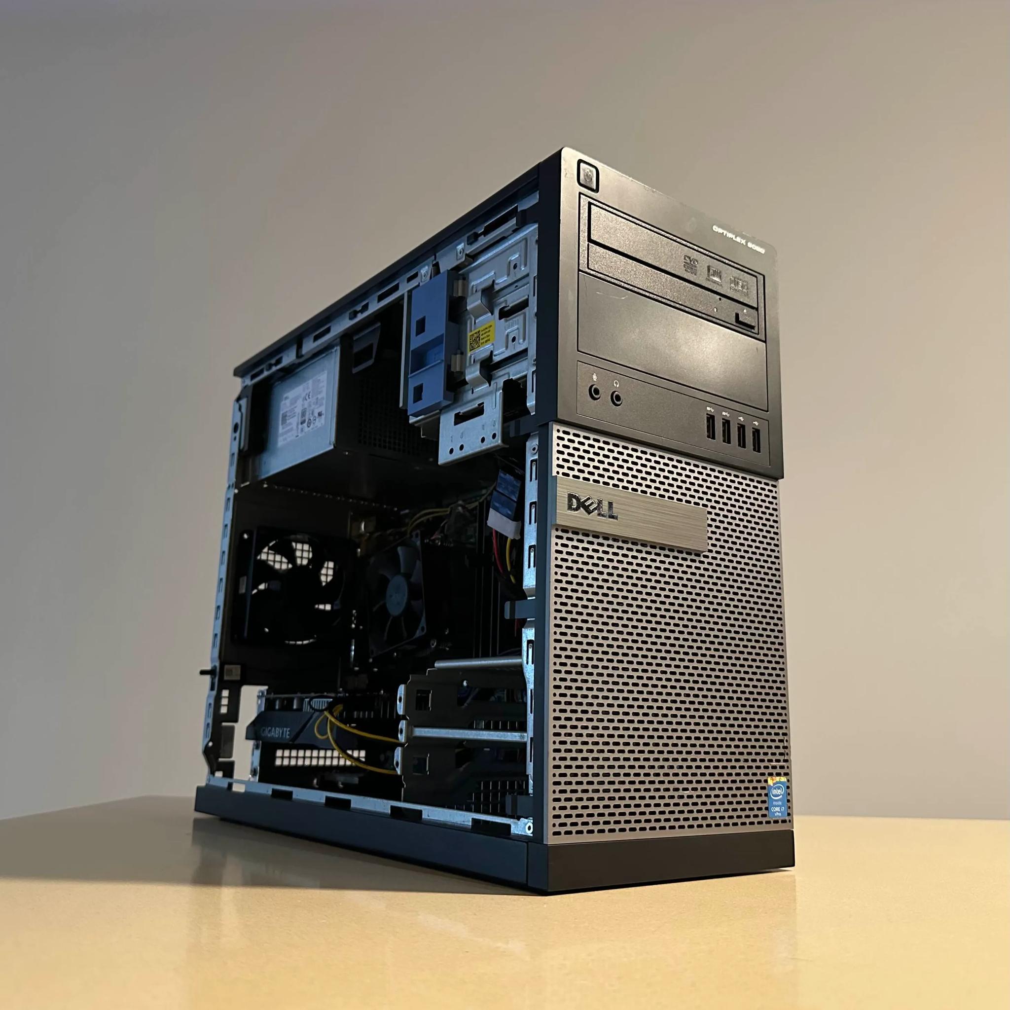 Starter Gaming PC – Intel Core i7-4790S | Gigabyte NVIDIA GTX 1650 OC | 16GB RAM | 1TB SSD | Win10