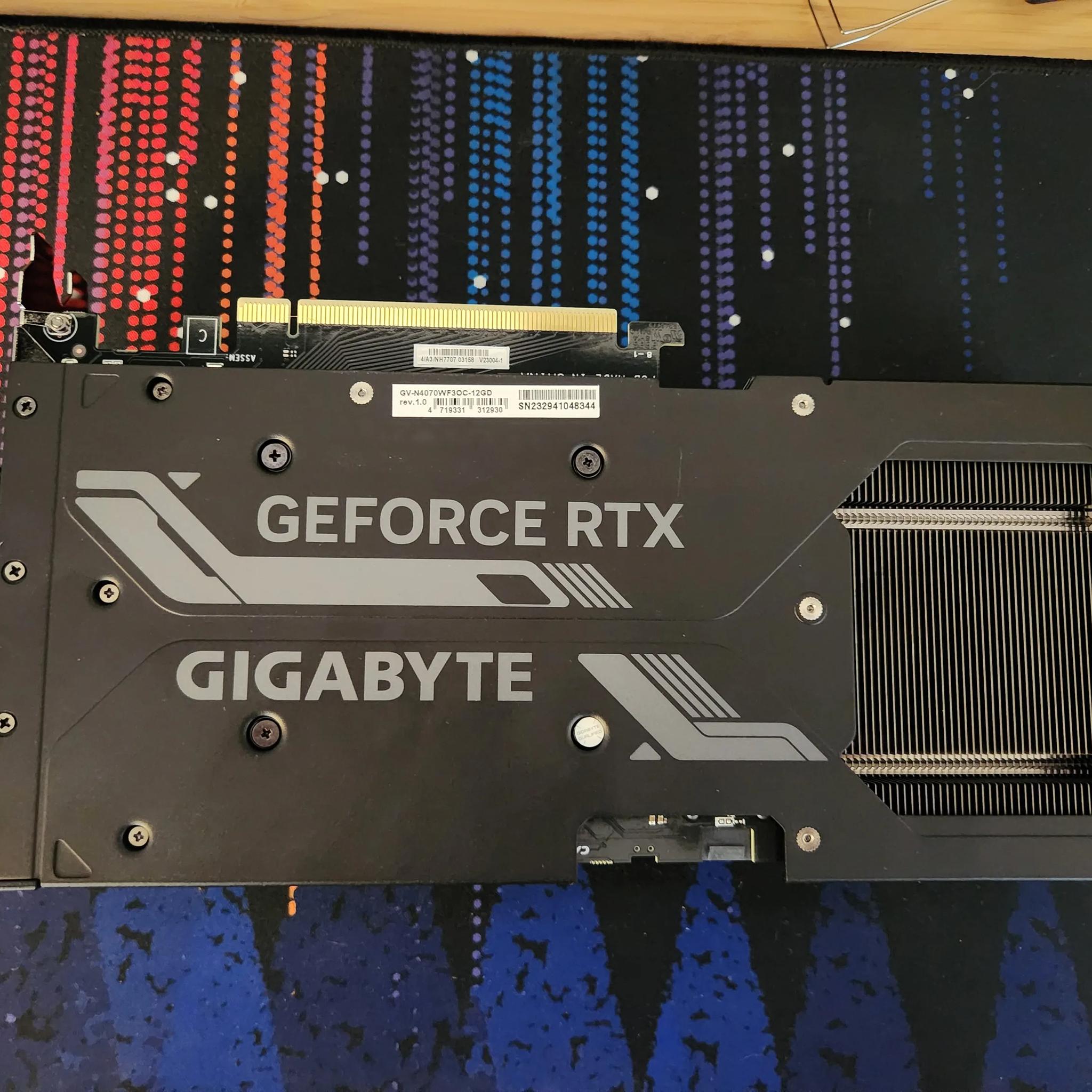 Gigabyte Windforce OC GeForce RTX 4070 12GB
