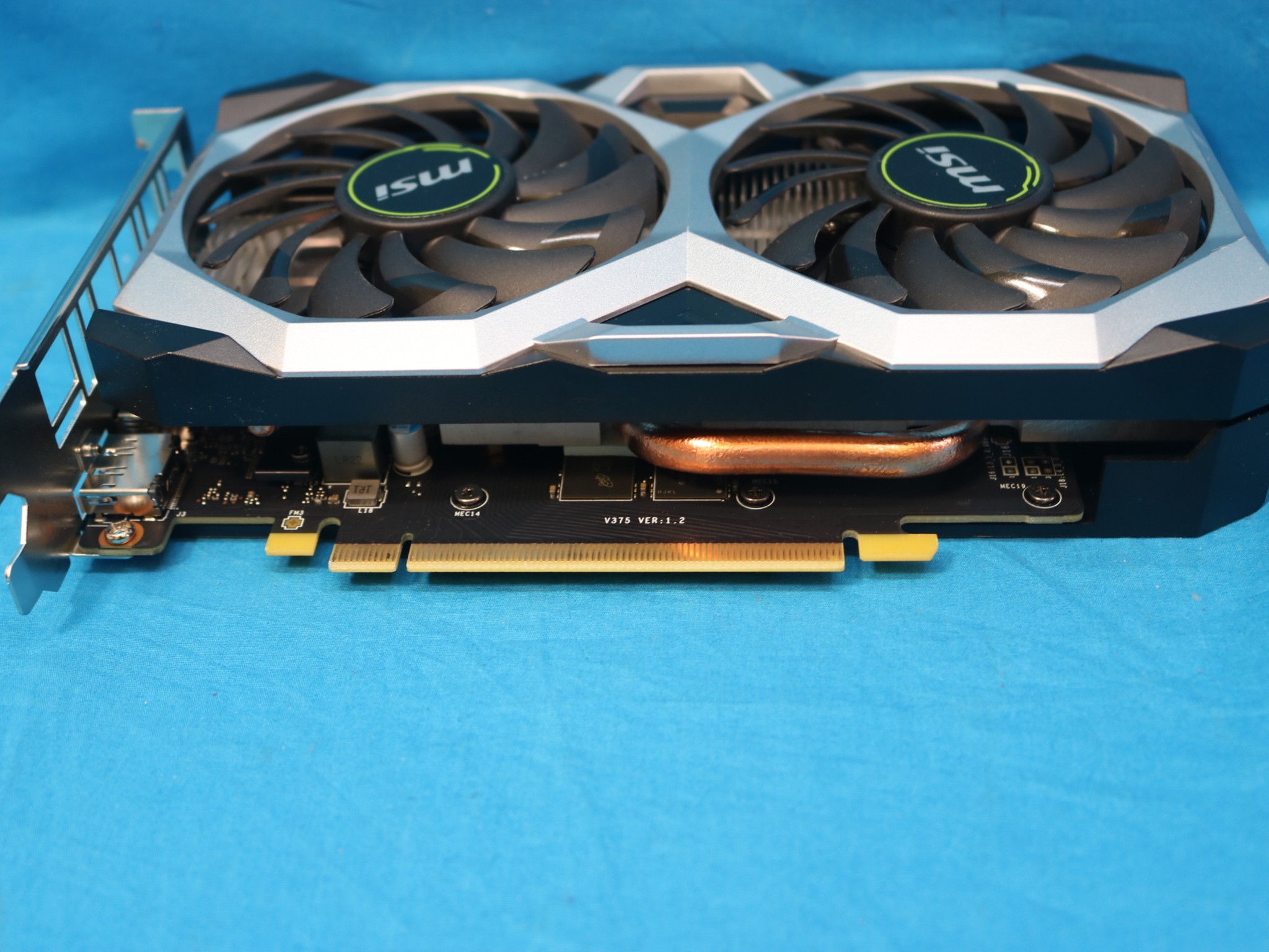 MSI NVIDIA GeForce GTX 1660 Ti Ventus XS 6G OC 6GB GDDR6 PCIe 3.0 x16 Desktop GPU MS-V375 VER: 1.2