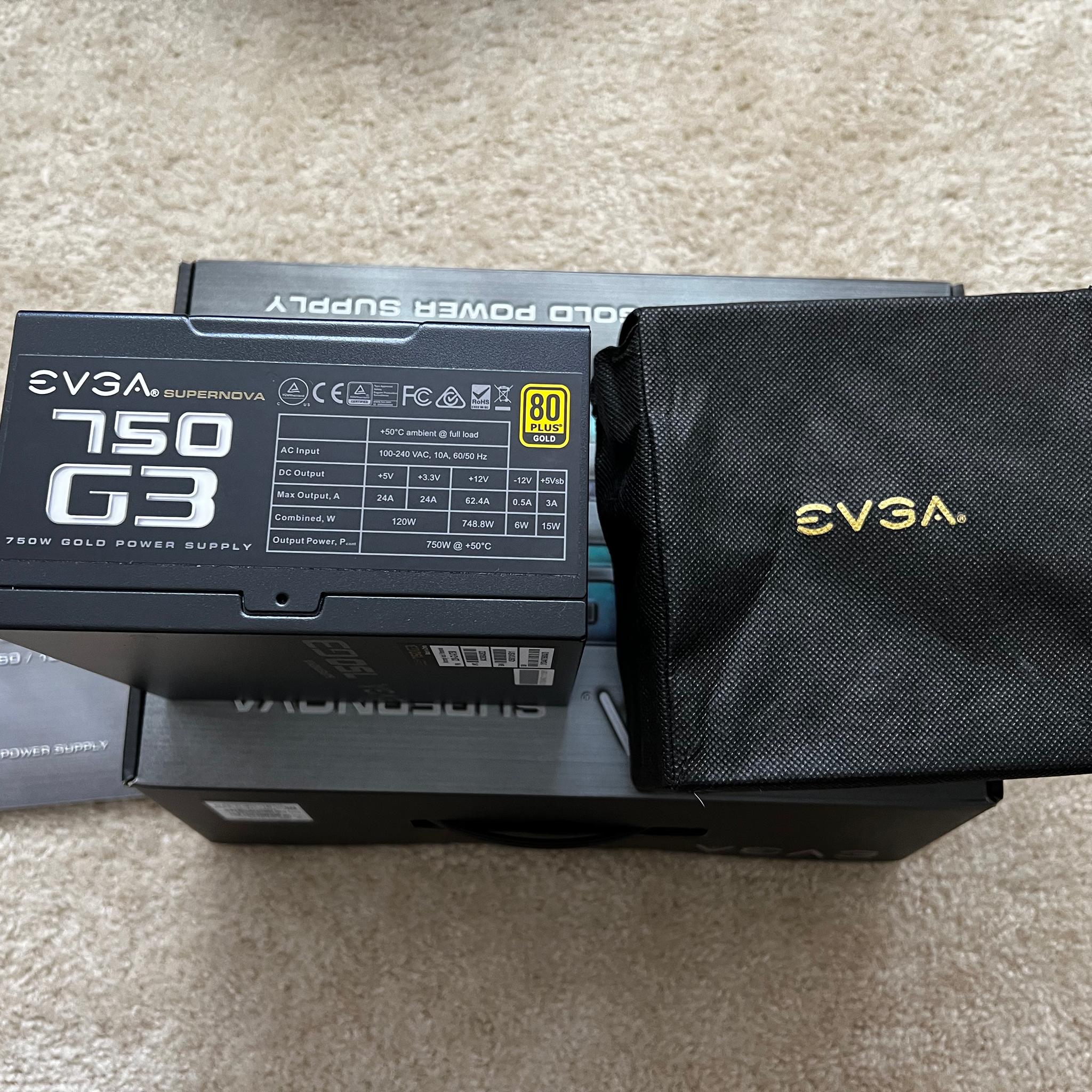 EVGA SuperNOVA 750 G3 750W Gold PSU w/box