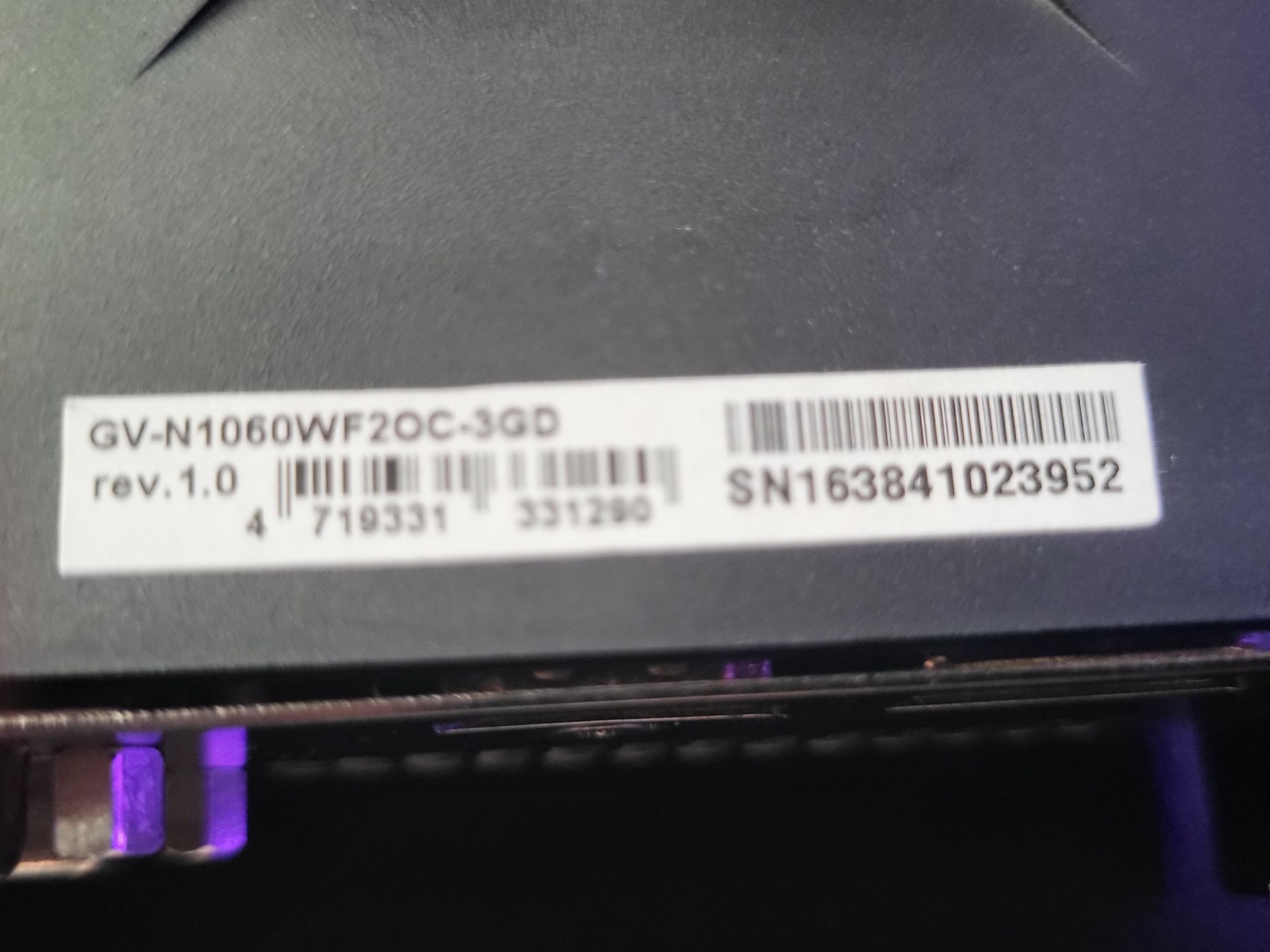 ️‍🔥**REFURBISHED** GIGABYTE GTX 1060 3GB GDDR5 ️‍🔥| CLEAN, TESTED WORKING! ⚙️