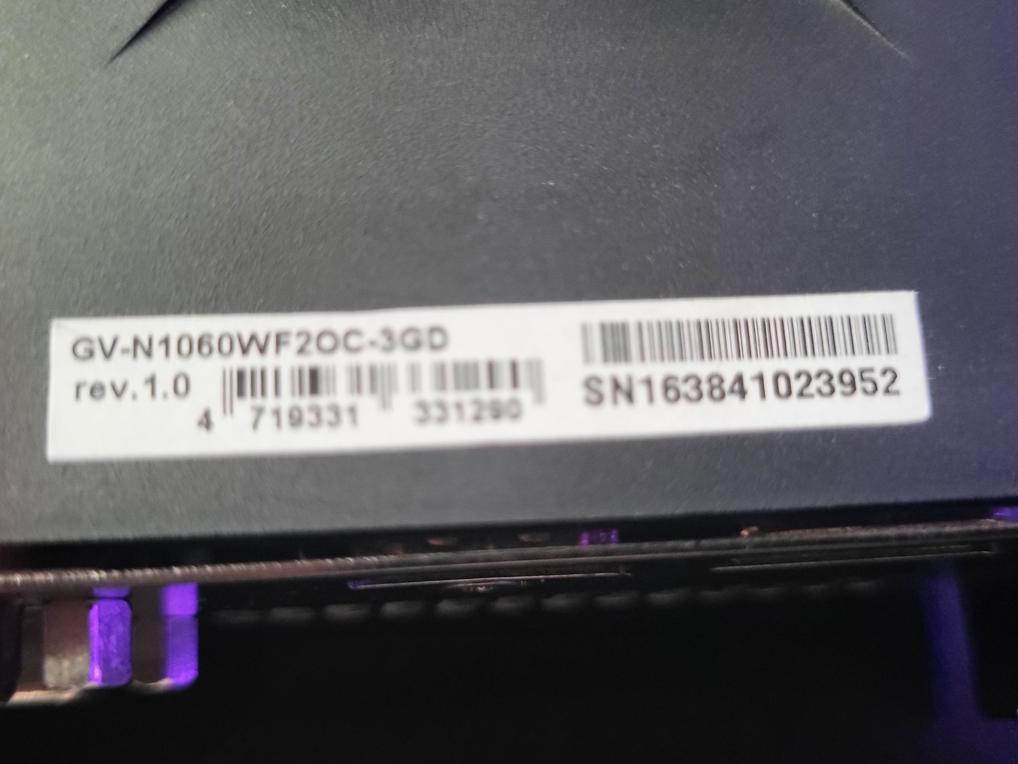 ️‍🔥**REFURBISHED** GIGABYTE GTX 1060 3GB GDDR5 ️‍🔥| CLEAN, TESTED WORKING! ⚙️