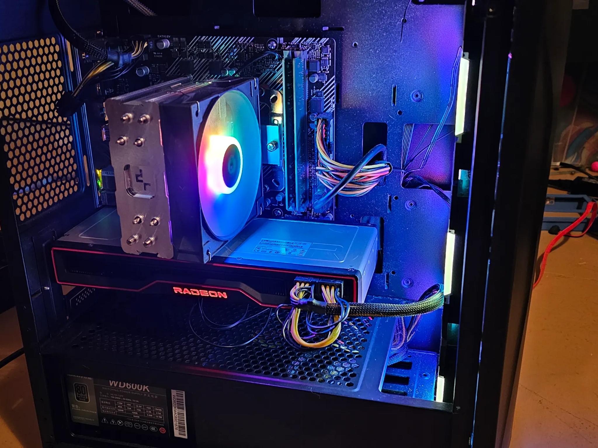 Gaming PC, with 5600g and Rx 6800