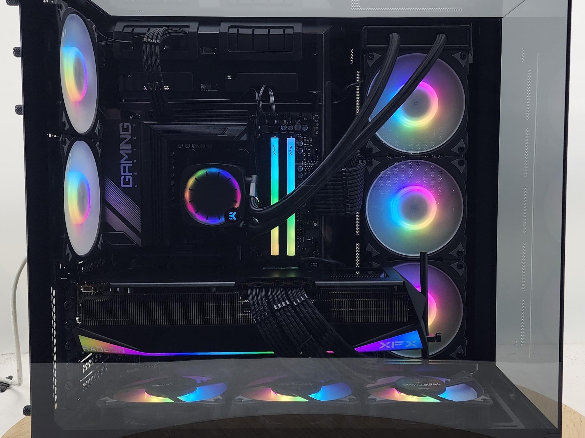 Gaming PC Ryzen 7 7800X3D 32GB RAM 2TB SSD RX 9070 XT 16GB Windows 11 Computer