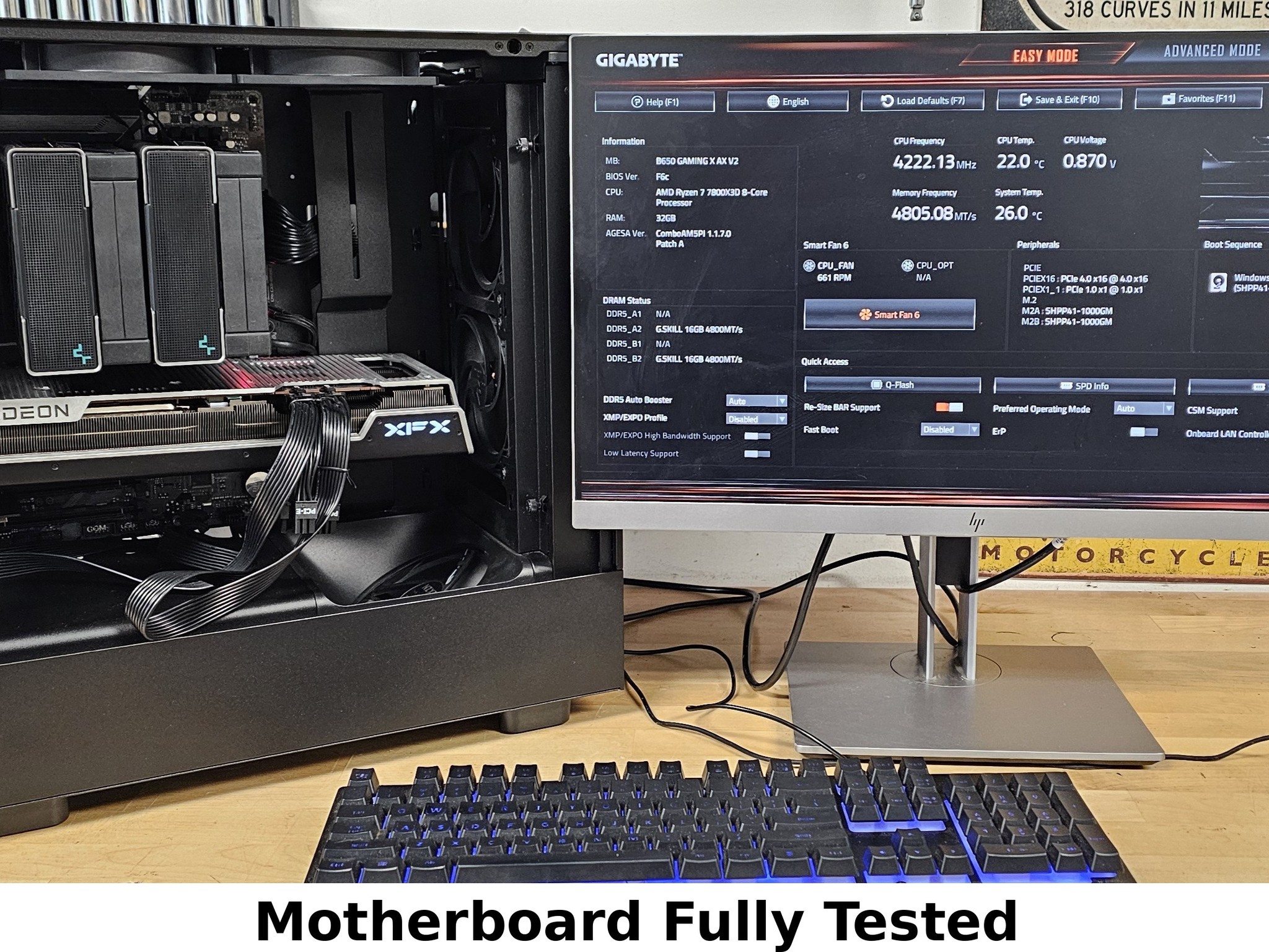 Gigabyte B650 AM5 DDR5 WIFI Gaming AX X V2 ATX Motherboard