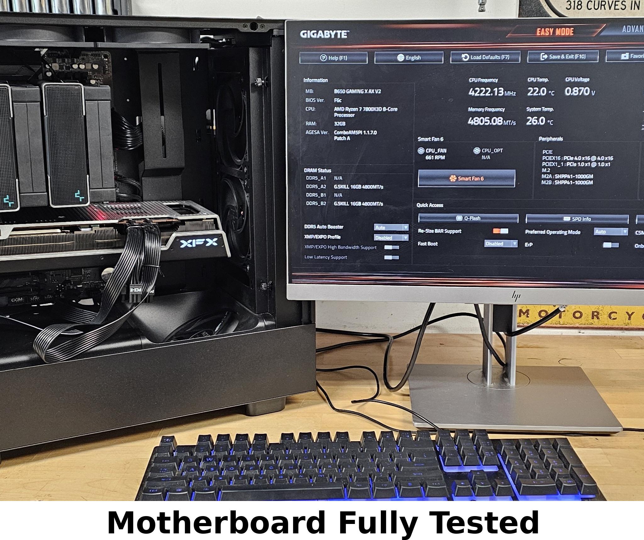 Gigabyte B650 AM5 DDR5 WIFI Gaming AX X V2 ATX Motherboard