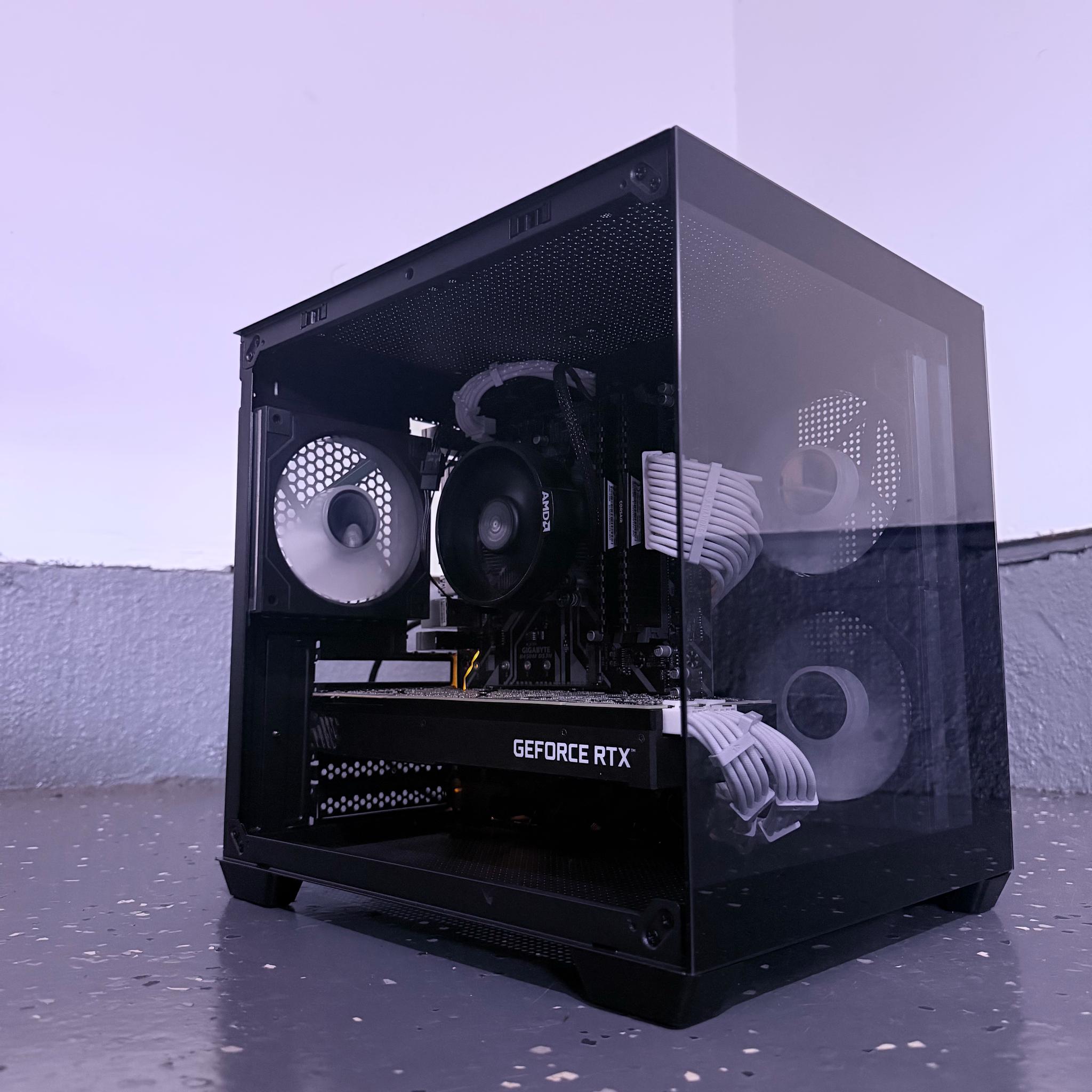⚫️"Noir Apex "⚫️| 4k Gaming | RTX 2080 Ti 11GB | Ryzen 5 5600X | 16GB Ram | 1TB Storage