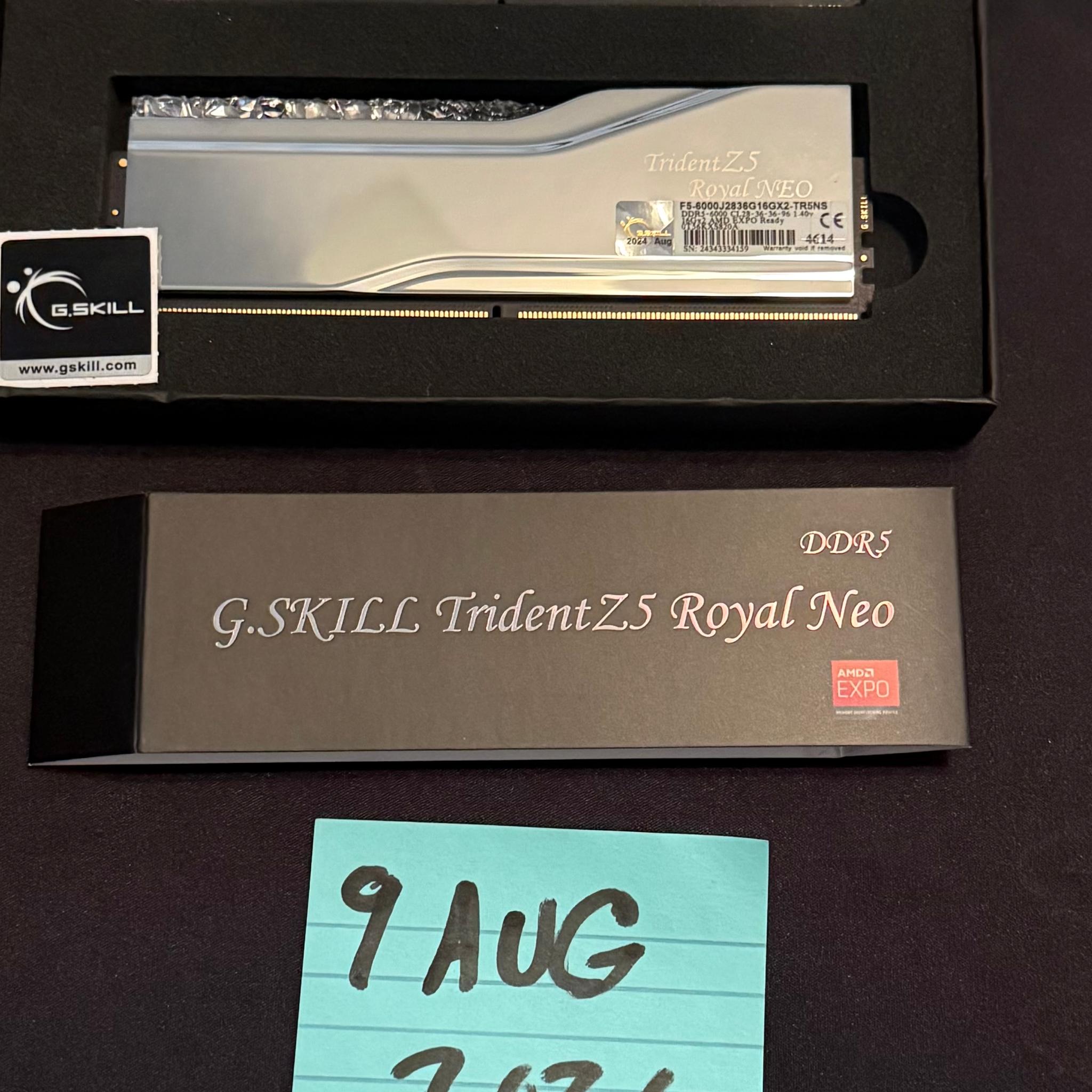 G.Skill Trident Z5 Royal Neo 32GB DDR5-6000 (2x16GB)