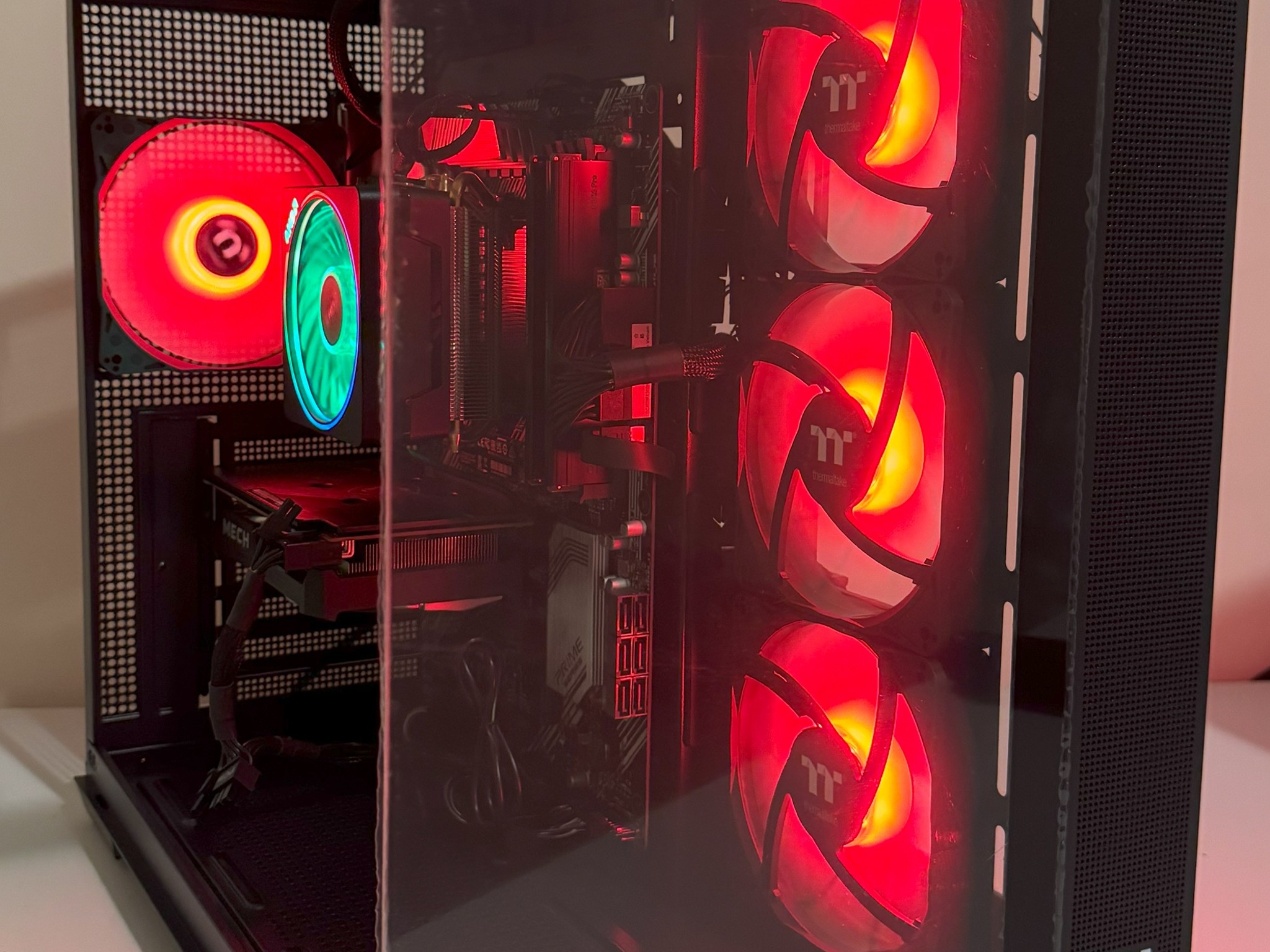 AMD Ryzen 7 5800XT 64GB DDR4 Gaming PC Radeon RX 6500 XT ASUS Prime B550-PLUS 1TB SSD Corsair 550W