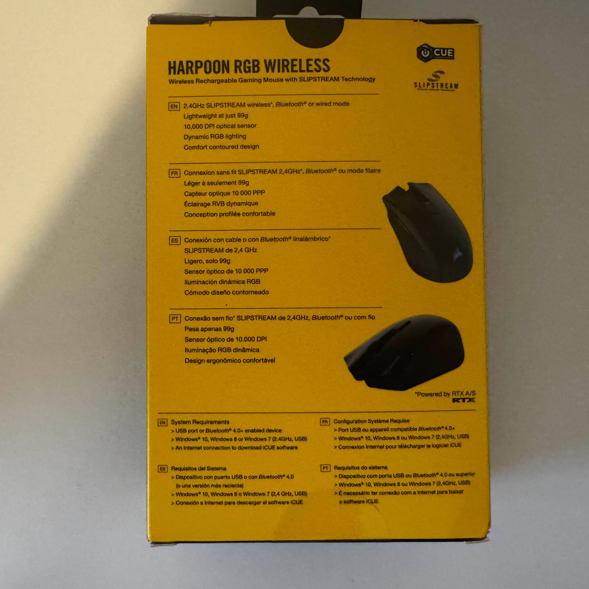 USED CORSAIR HARPOON RGB WIRELESS (GAMING MOUSE)
