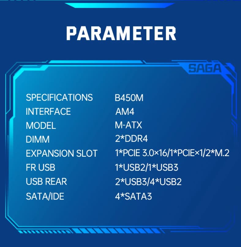 AM4 Micro-ATX Motherboard – Ryzen 3000/4000/5000 Support + M.2 NVMe