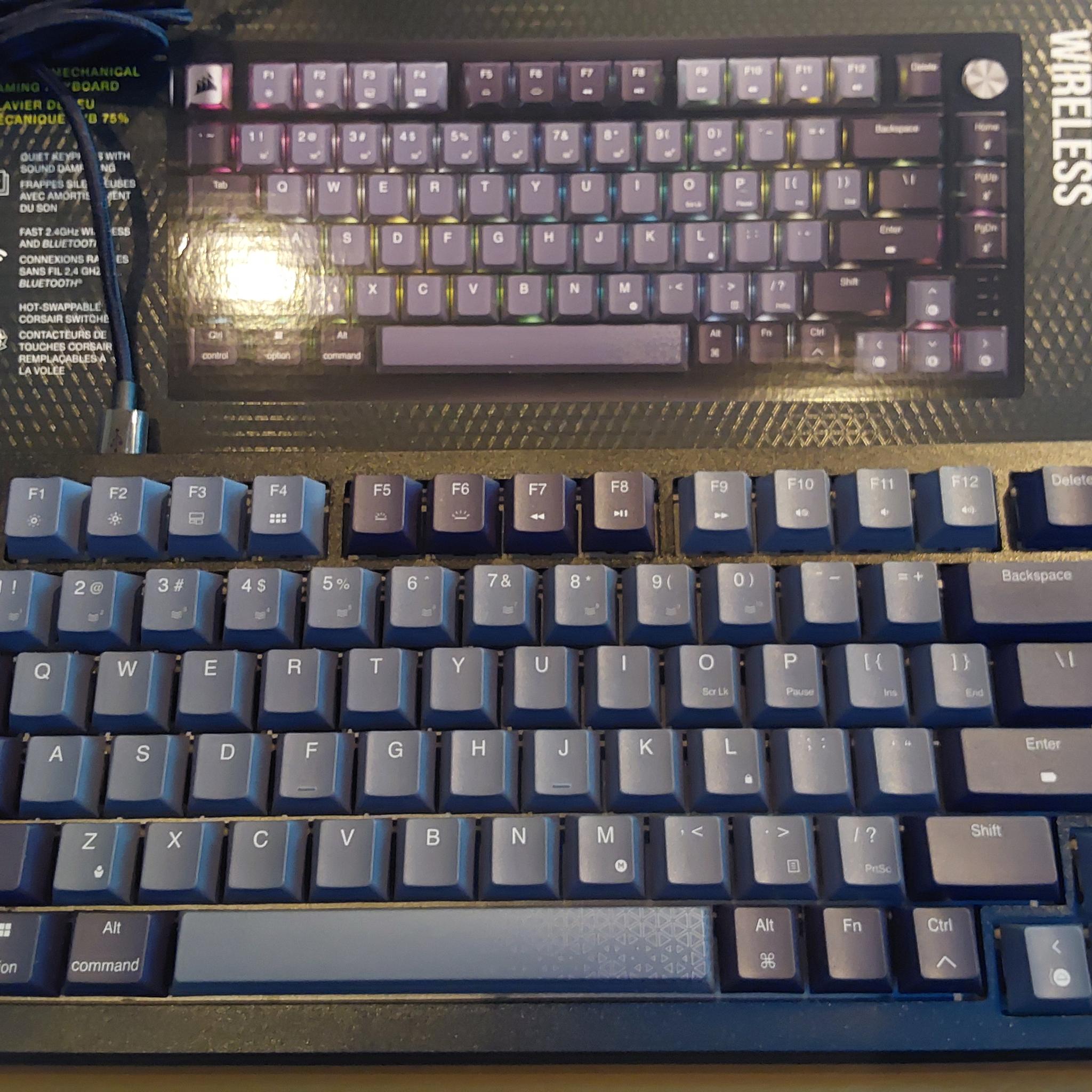 Corsair K65 Wireless Mechanical 75% RGB Gaming Keyboard