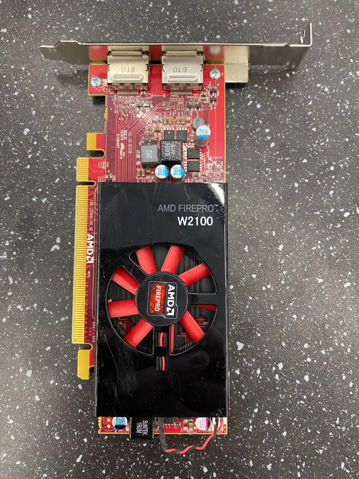 AMD FirePro W2100 2GB DDR3 Graphics Card - 2x DisplayPort