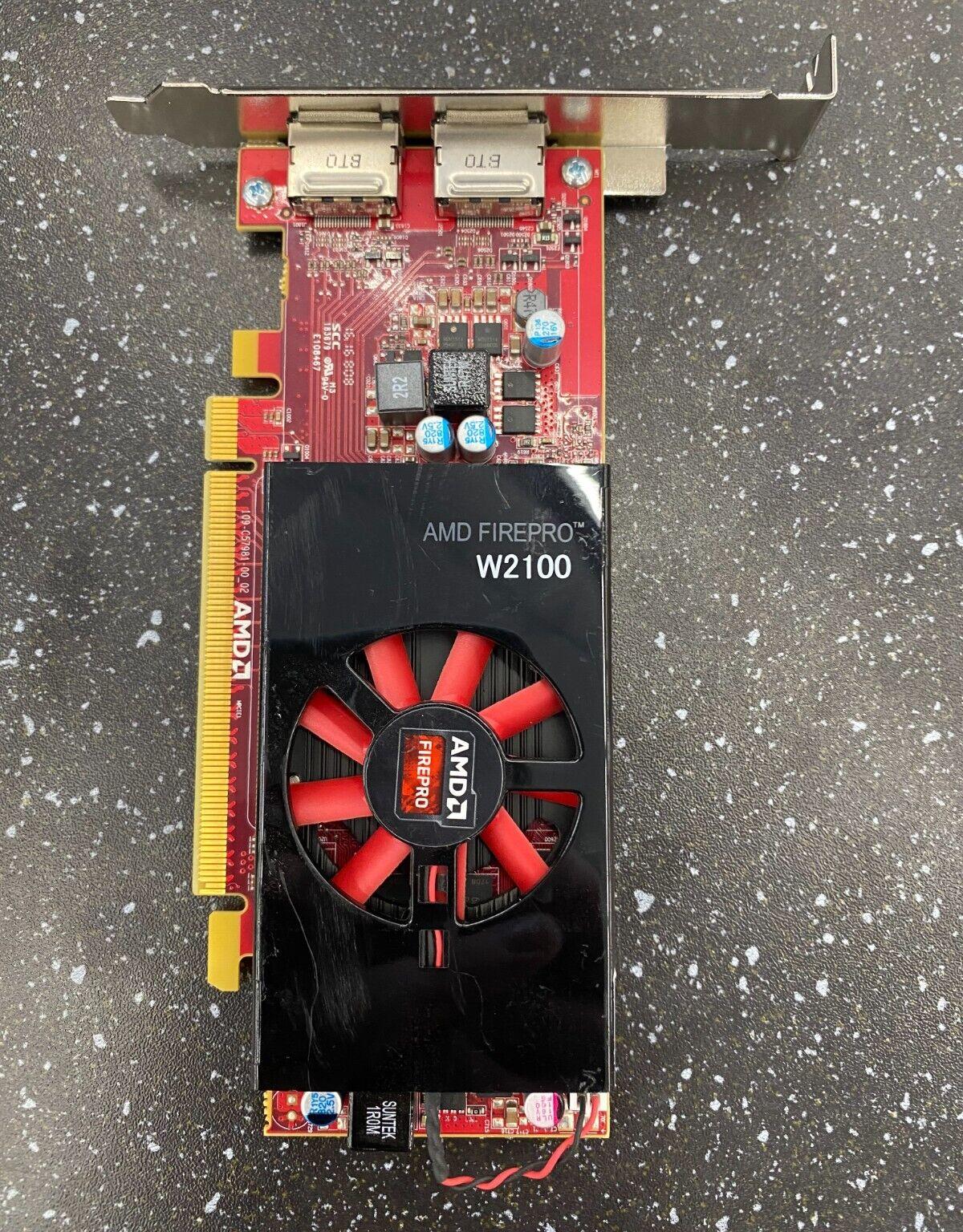 AMD FirePro W2100 2GB DDR3 Graphics Card - 2x DisplayPort