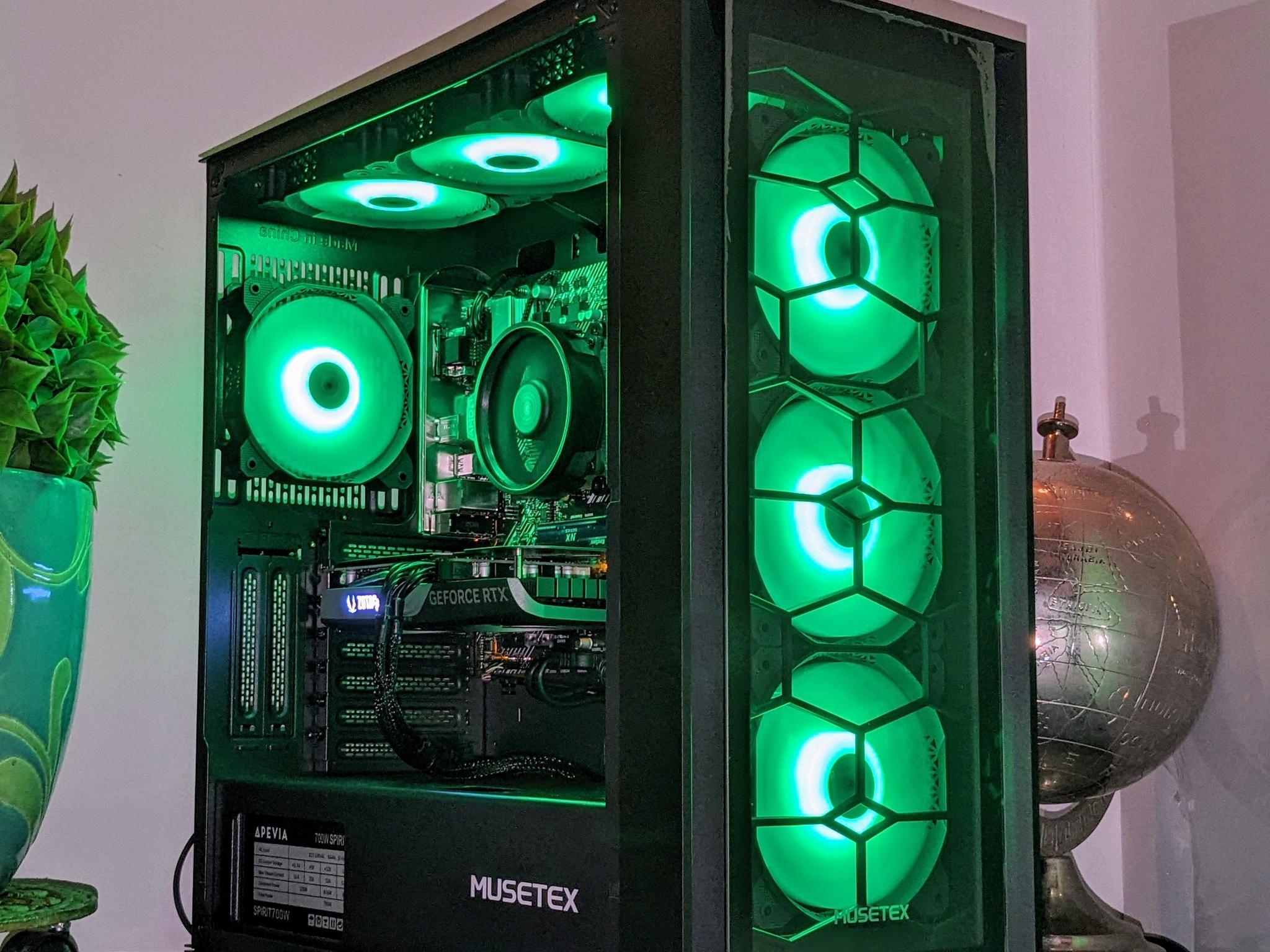 🔥⚫️DeNt SALE⚫️| RTX 4060| Ryzen 5| 32GB DDR4 RAM| 1TB NVMe| Windows 11 Pro