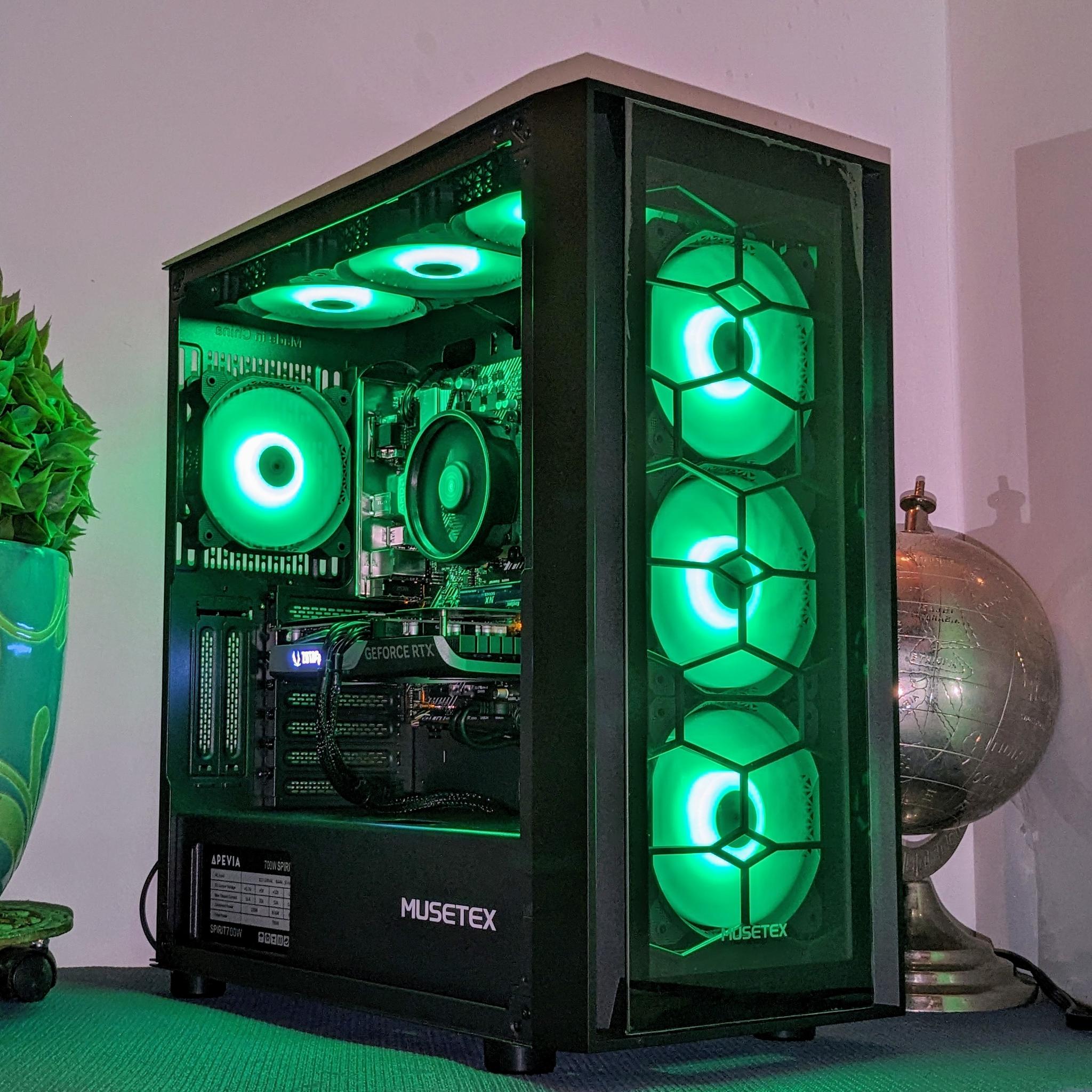 🔥⚫️DeNt SALE⚫️| RTX 4060| Ryzen 5| 32GB DDR4 RAM| 1TB NVMe| Windows 11 Pro