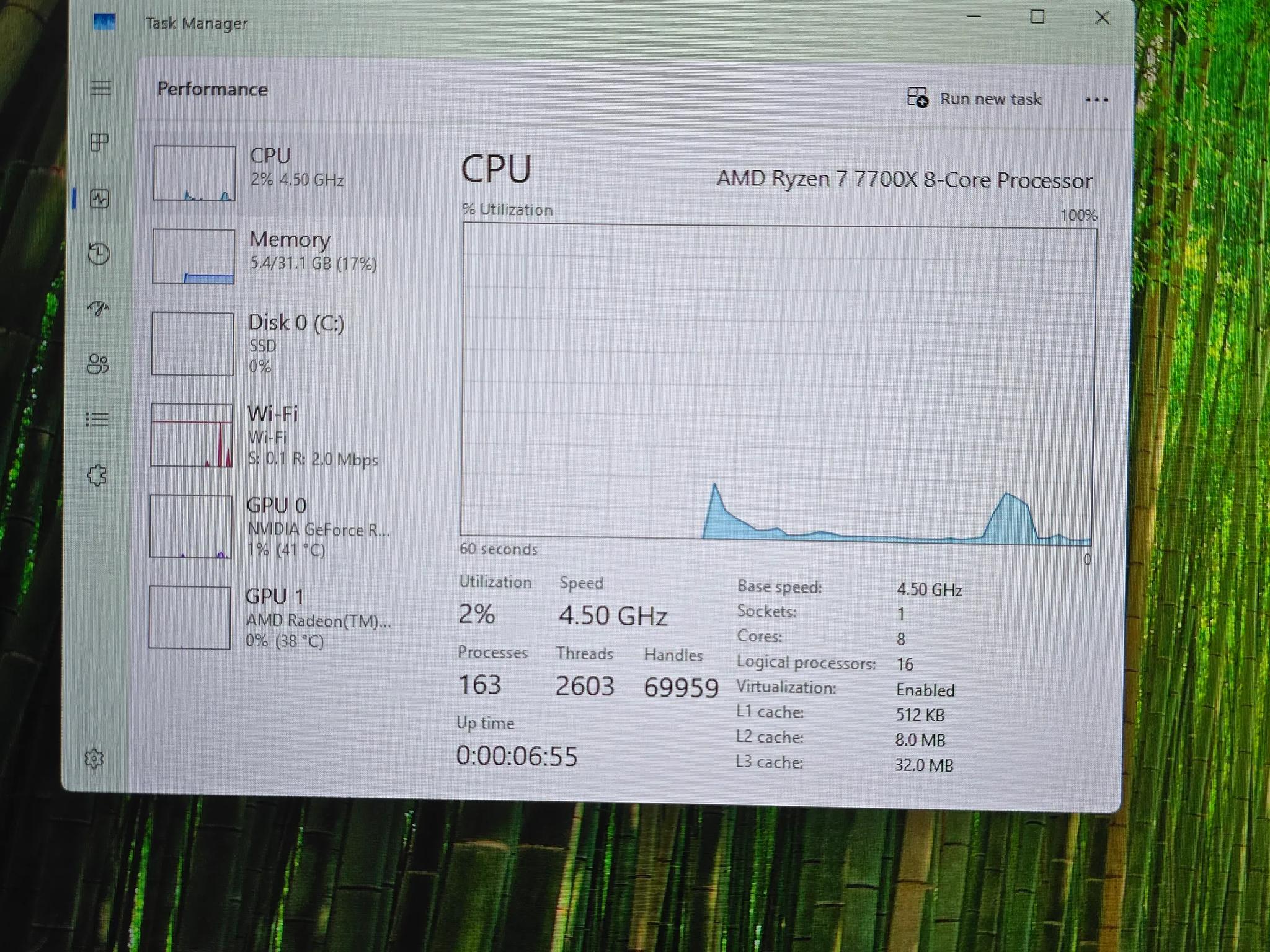 Ryzen 7 7700X, RTX 4060Ti 16GB, 32 GB DDR5-6000, 1TB SSD, 850W 80 plus ATX PSU, AIO CPU Cooled