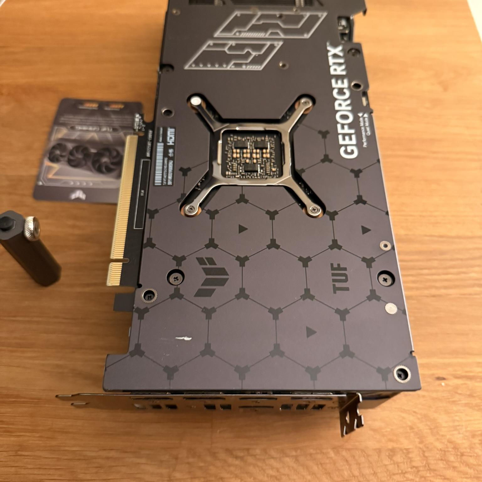 ASUS TUF Gaming NVIDIA GeForce RTX 4070 Ti SUPER OC 16 GB GDDR6X! WORKS PERFECT!